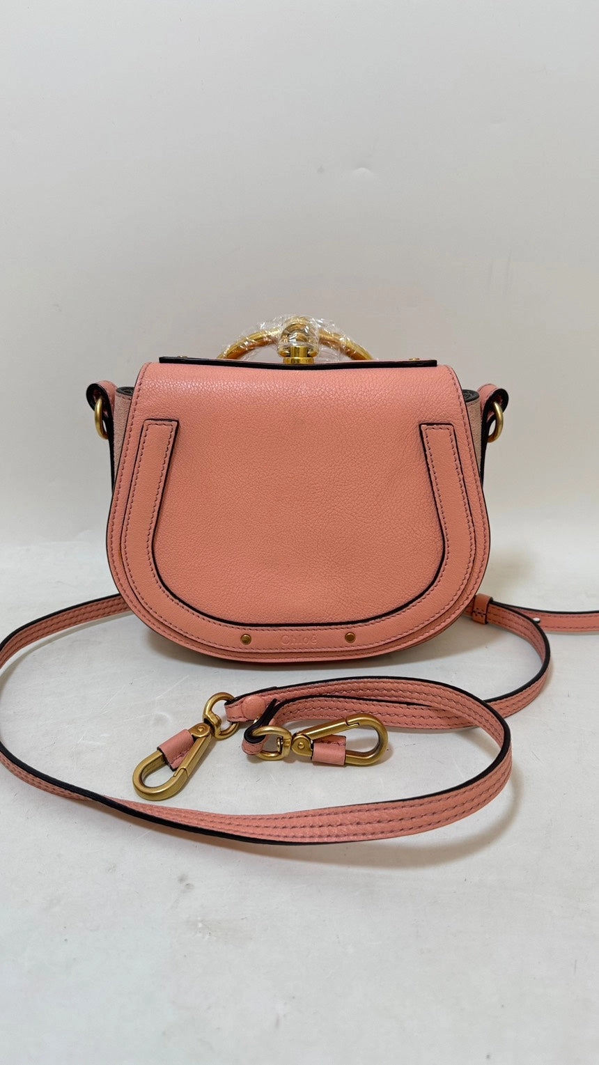 Chloe Nile 2way Bag Pink Leather Crossbody and Handle Bag