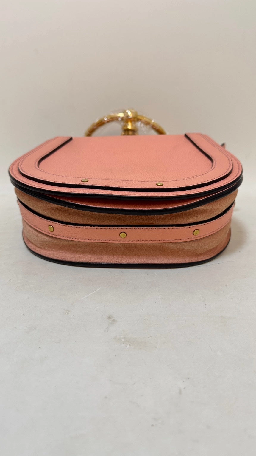 Chloe Nile 2way Bag Pink Leather Crossbody and Handle Bag