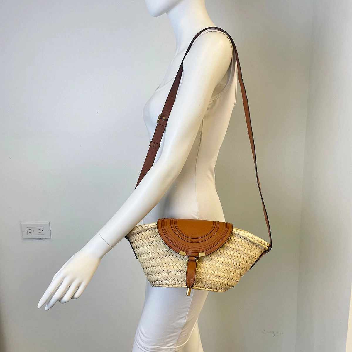Chloe Raffia Crossbody