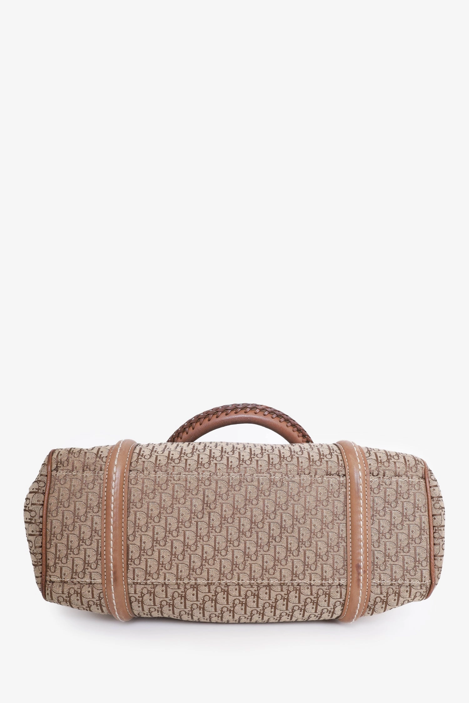 Christian Dior 2007 Beige Diorissimo My Dior Frame Bag