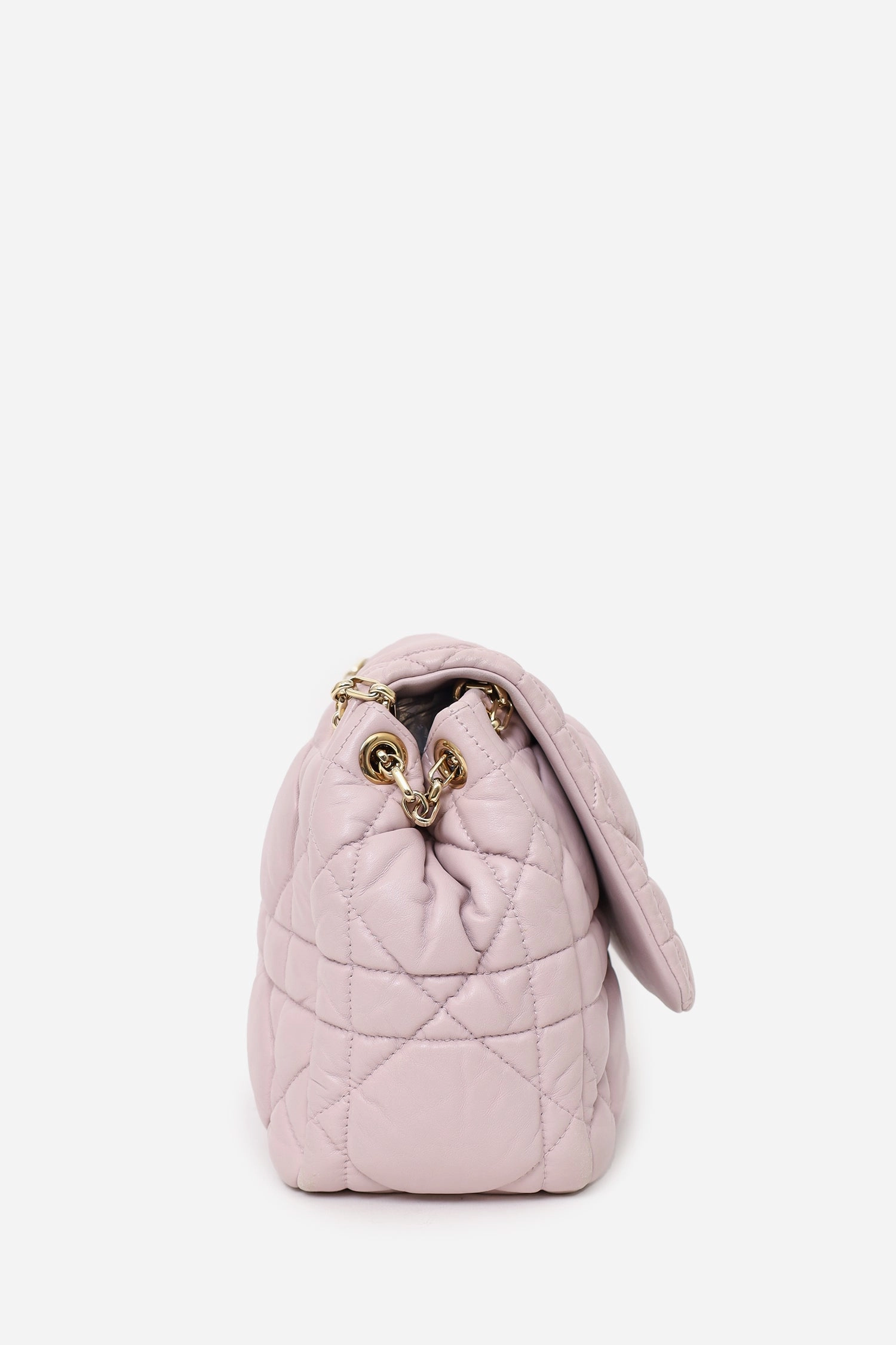Christian Dior 2015 Lilac Cannage Milly La Foret Chain Flap