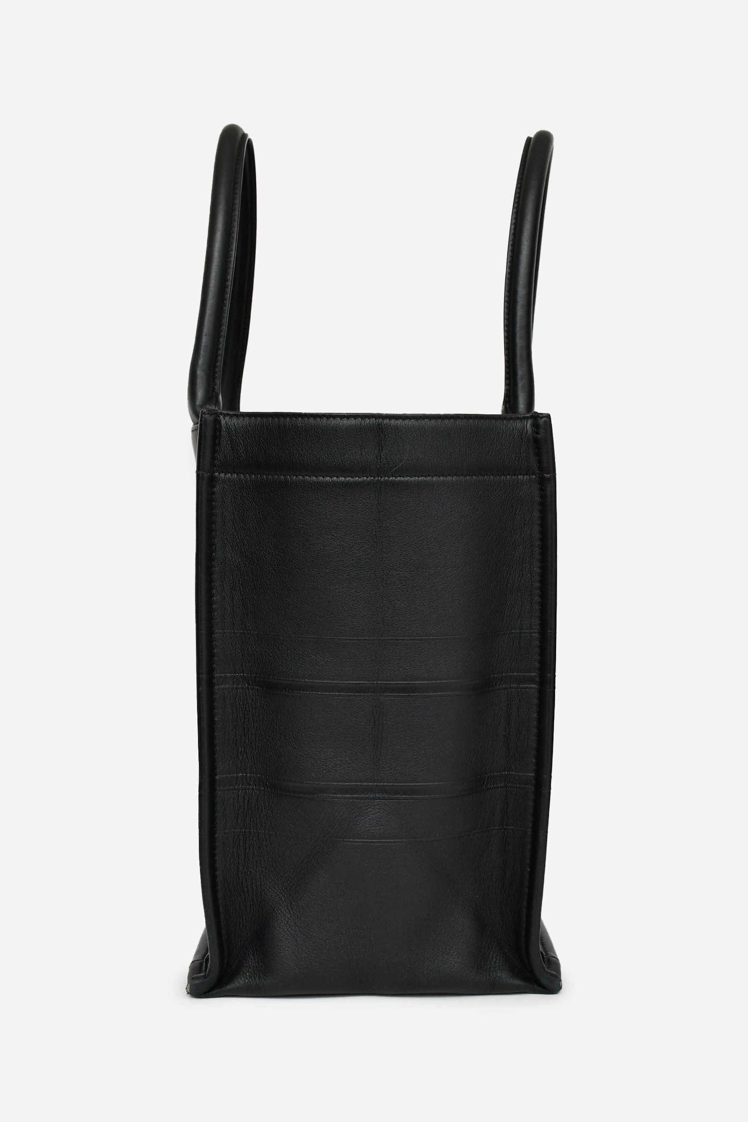 Christian Dior 2019 Black Leather Medium Book Tote (As Is)