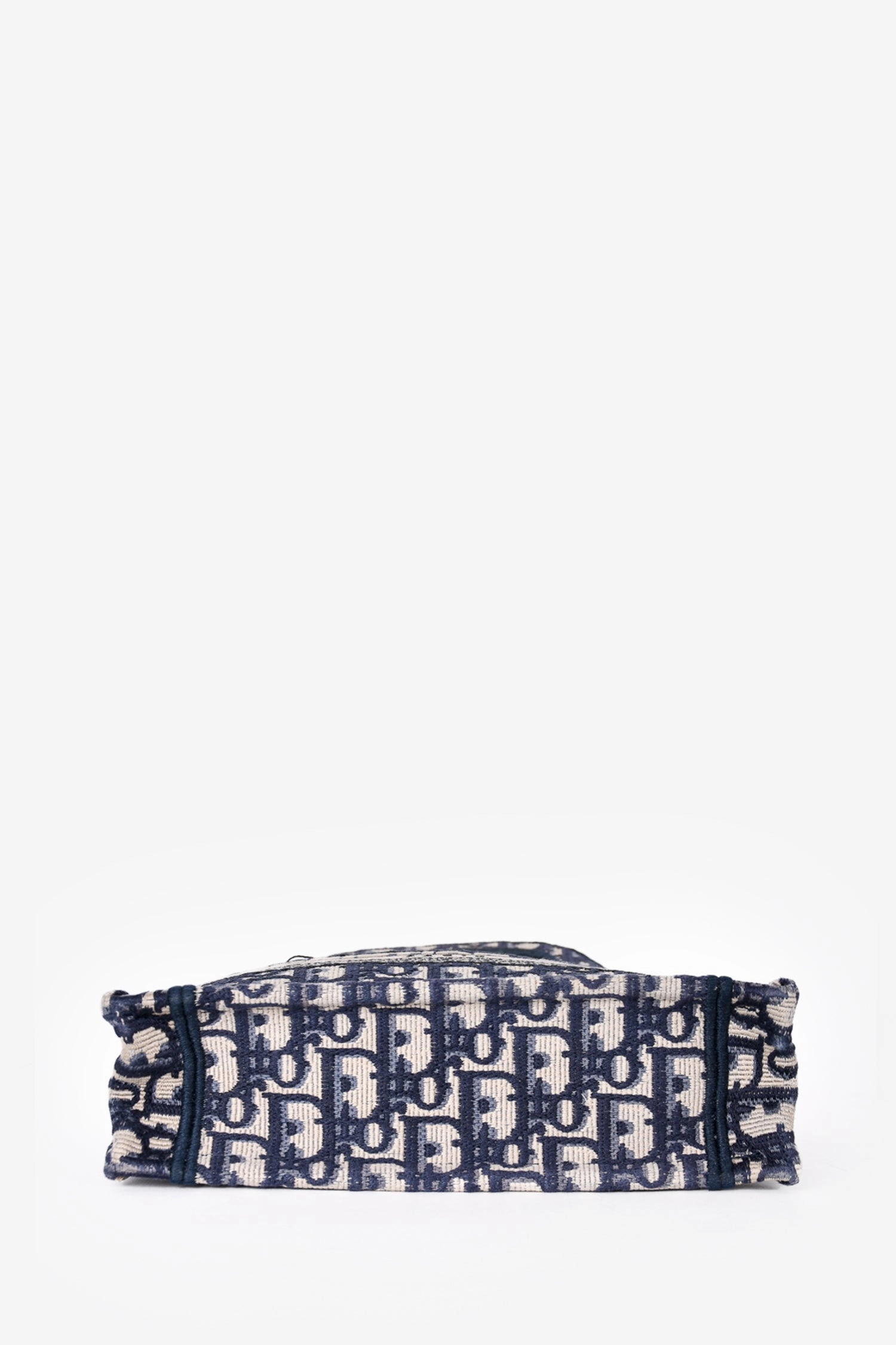 Christian Dior 2020 Navy Oblique Mini Book Tote