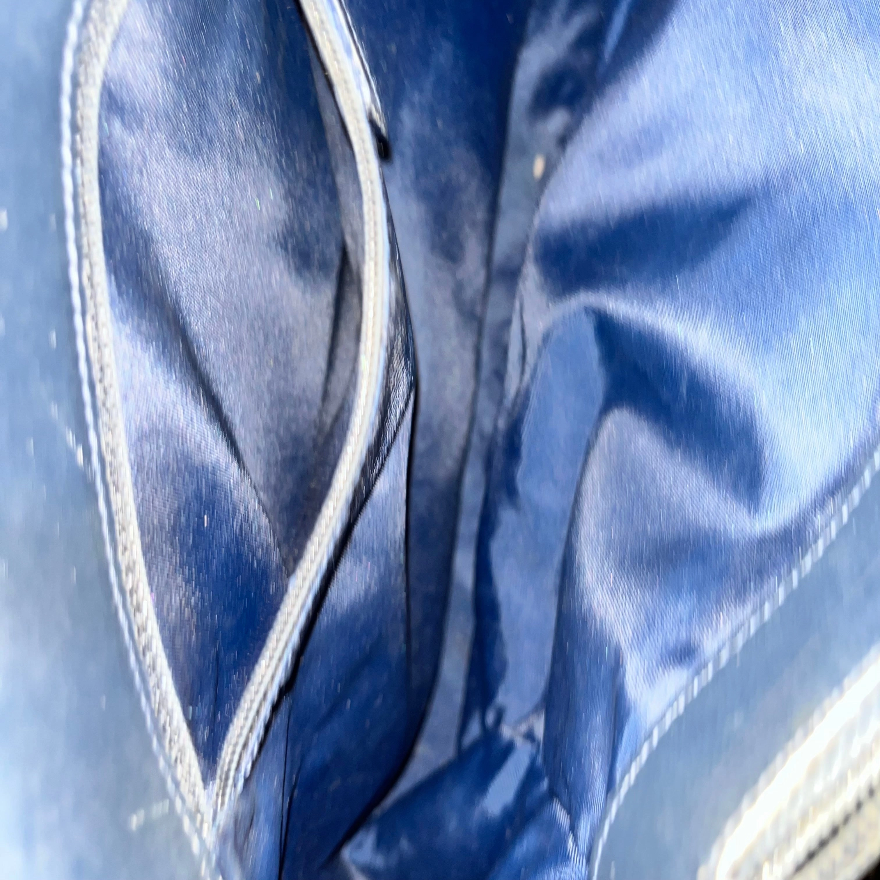 CHRISTIAN DIOR Jeans Pocket Diorissimo Canvas Tote Bag