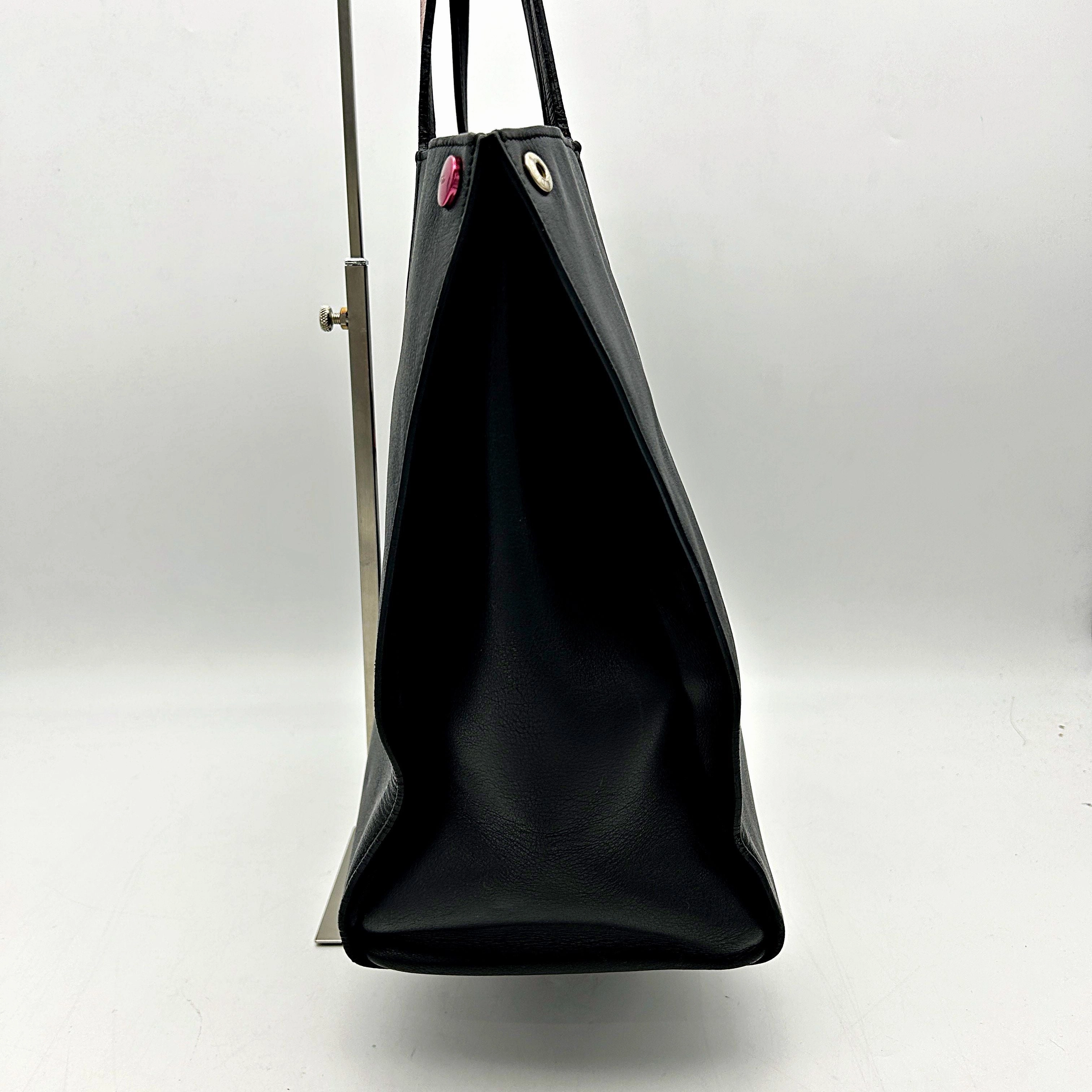 Christian Dior Large Addict Shopping Tote w/ Pouch - Black Totes, Handbags LA6933