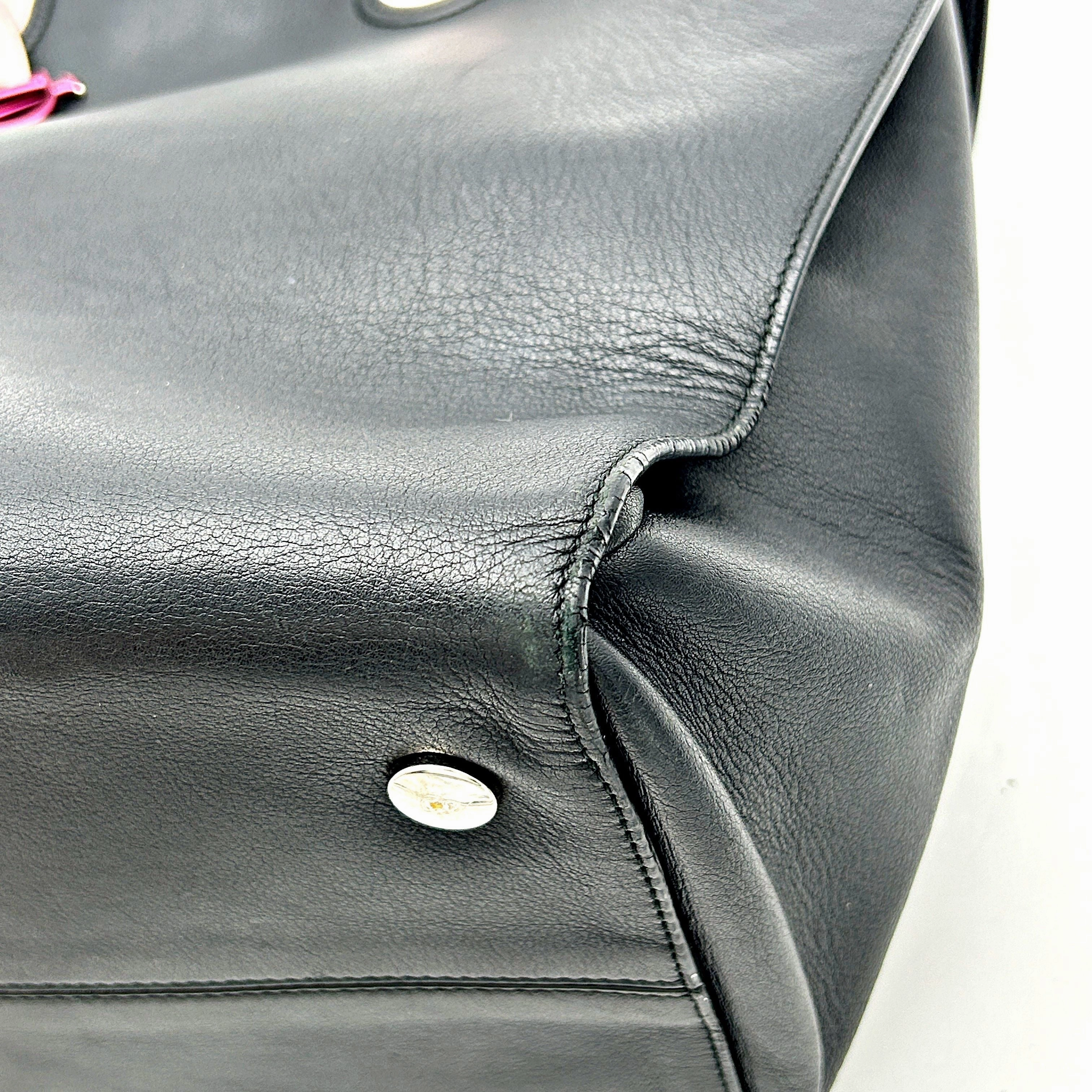 Christian Dior Large Addict Shopping Tote w/ Pouch - Black Totes, Handbags LA6933