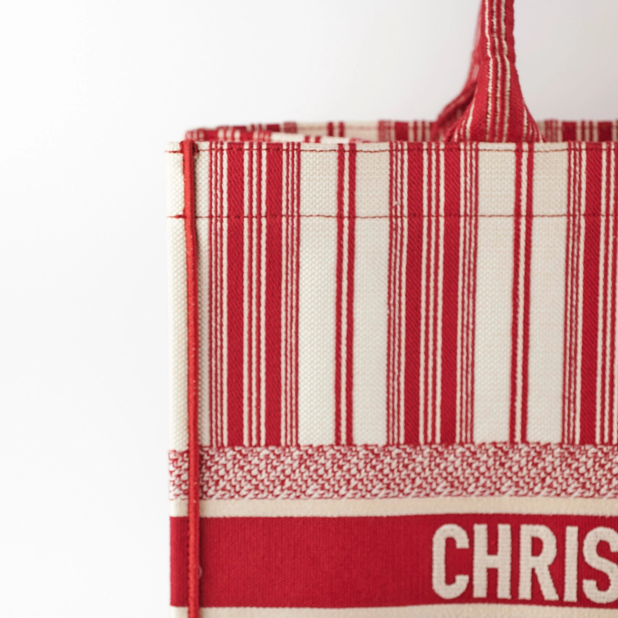 Christian Dior Large Book Tote Red