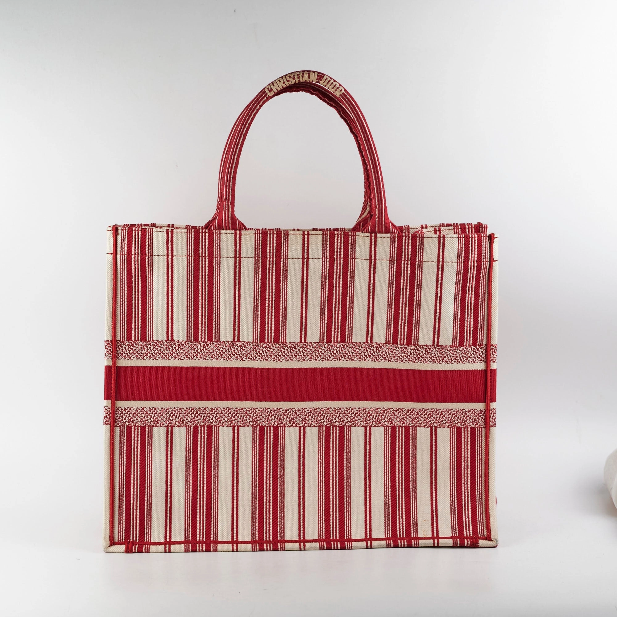 Christian Dior Large Book Tote Red