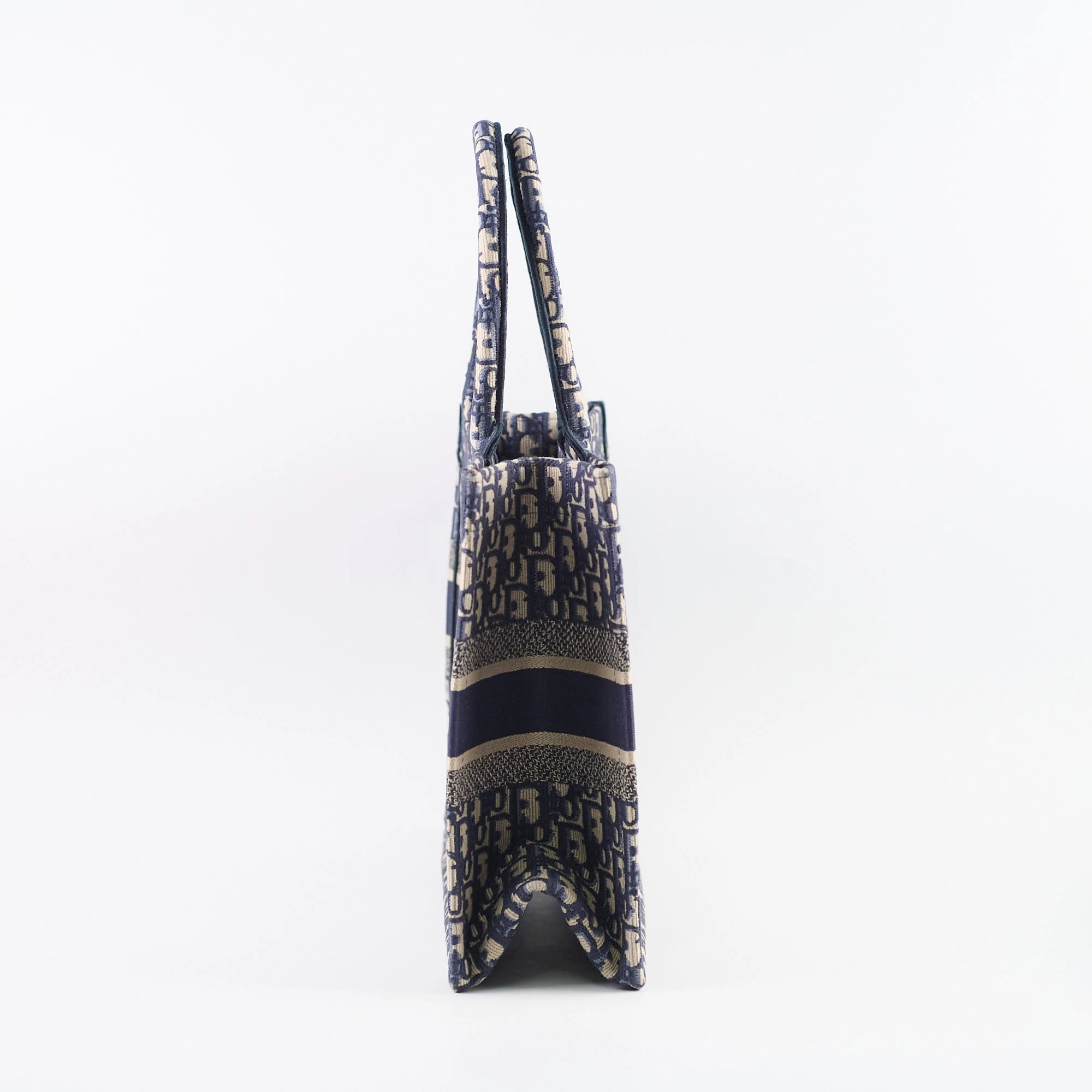 Christian Dior Medium Book Tote Navy