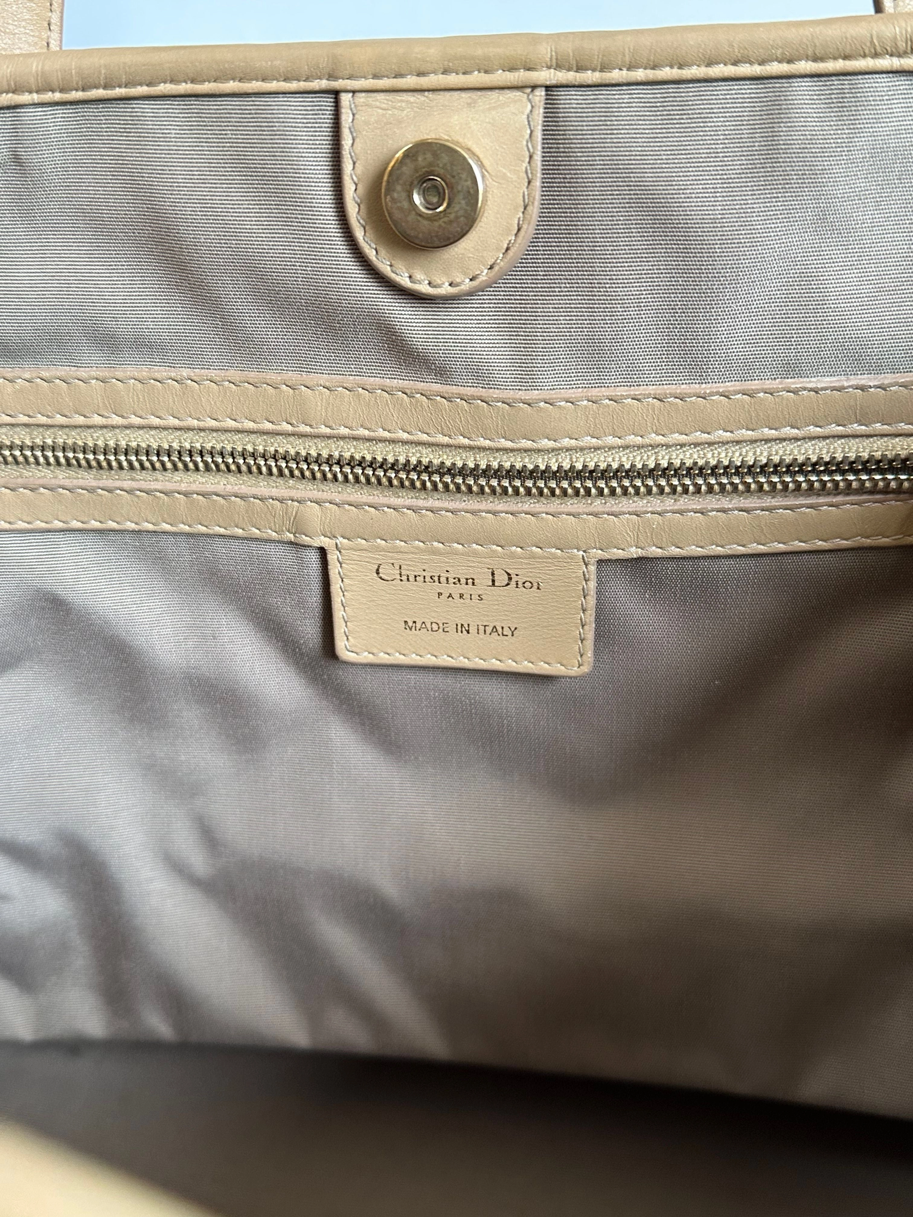 Christian Dior Medium Cannage Panarea Tote - Neutrals Totes, Handbags #6C