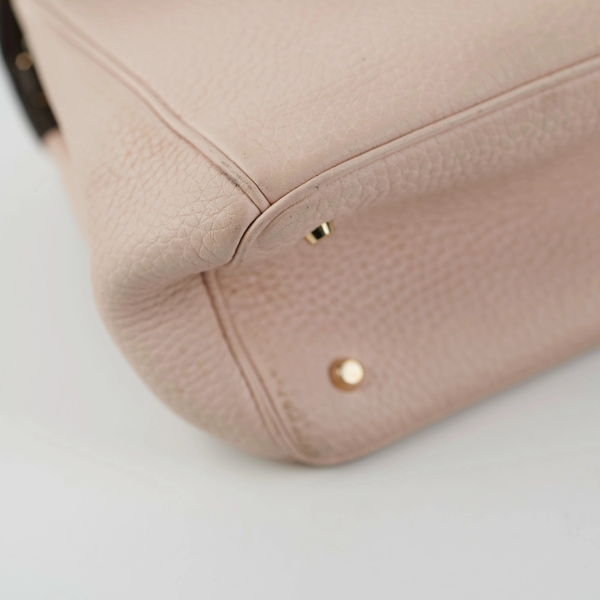 Christian Dior Mini Be Dior Pink Leather Top Handle Bag