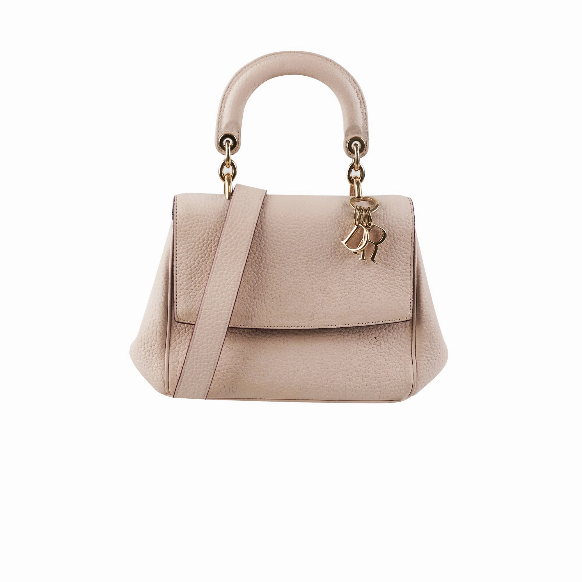 Christian Dior Mini Be Dior Pink Leather Top Handle Bag