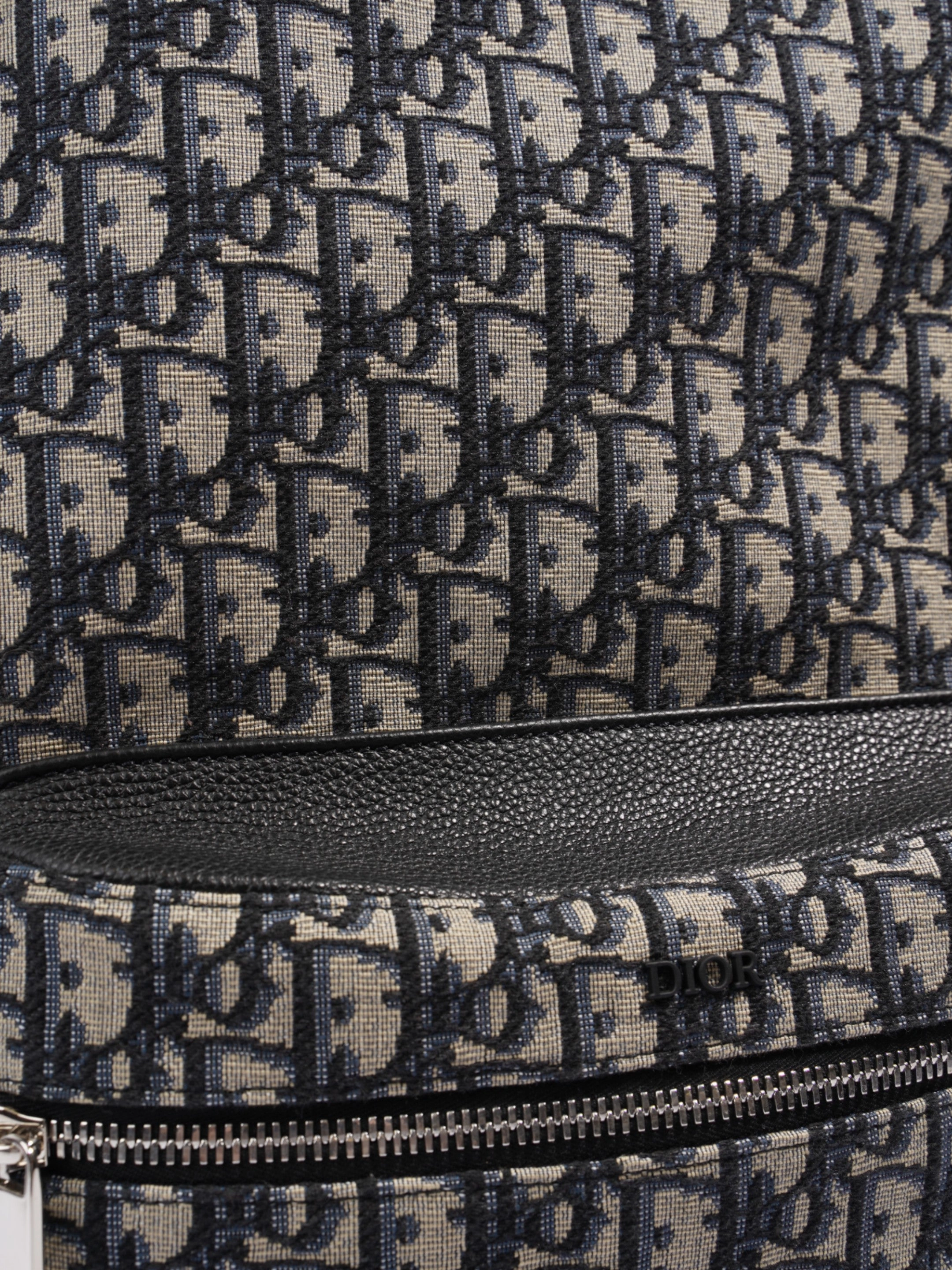Christian Dior Rider Backpack Oblique Canvas