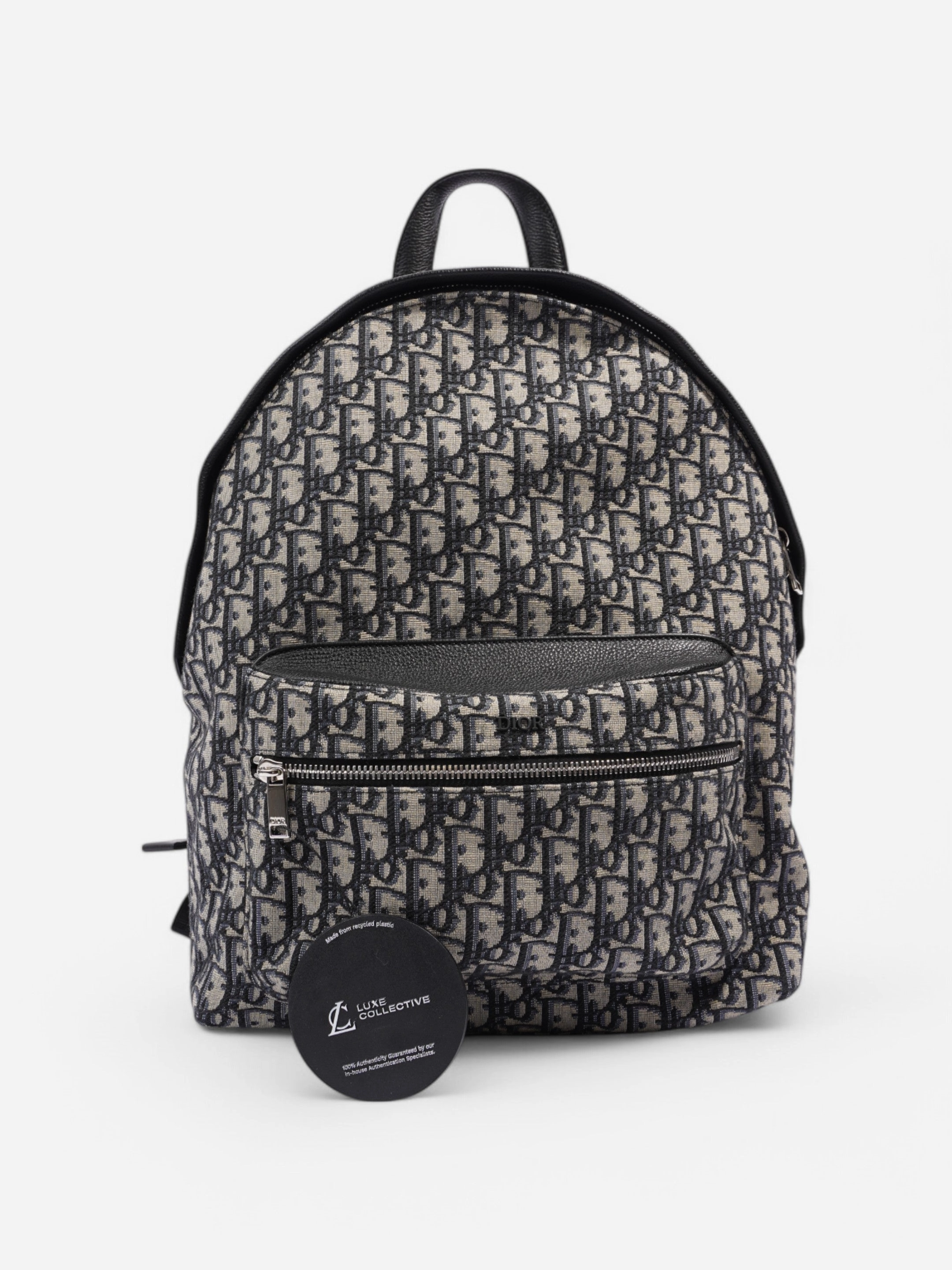 Christian Dior Rider Backpack Oblique Canvas