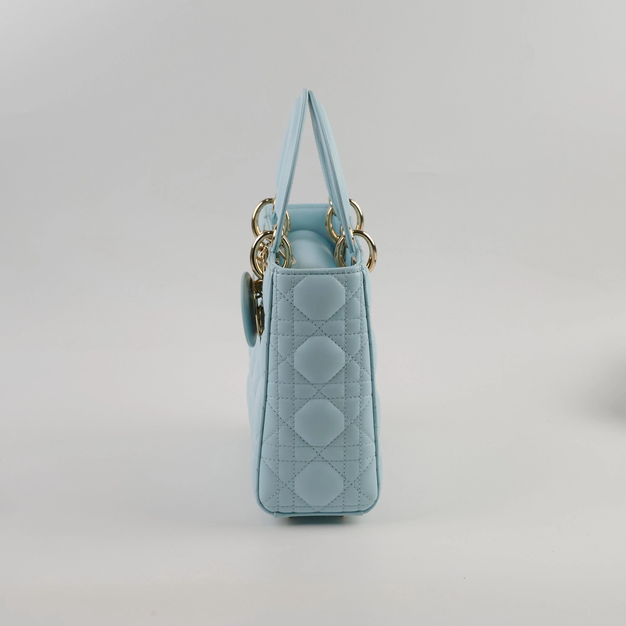 Christian Dior Small Lady Dior ABC Blue