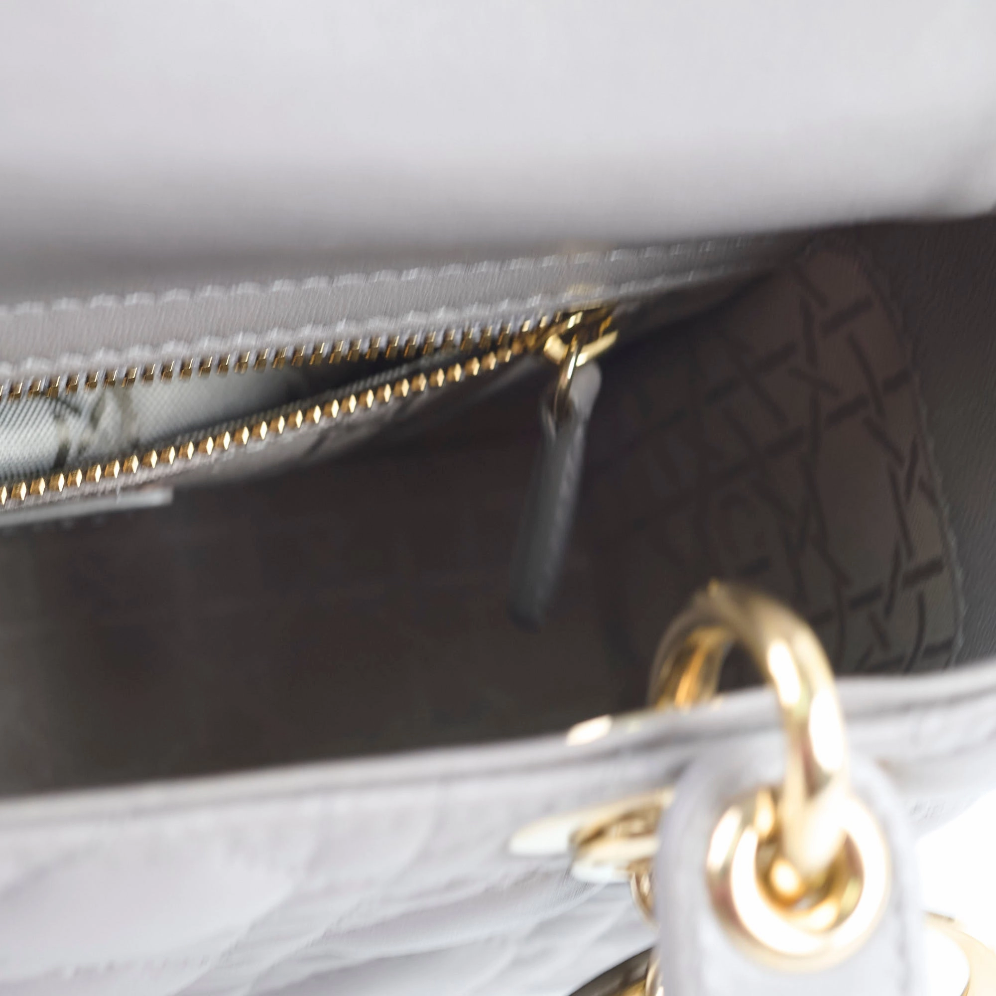 Christian Dior Small Lady Dior ABC Gray