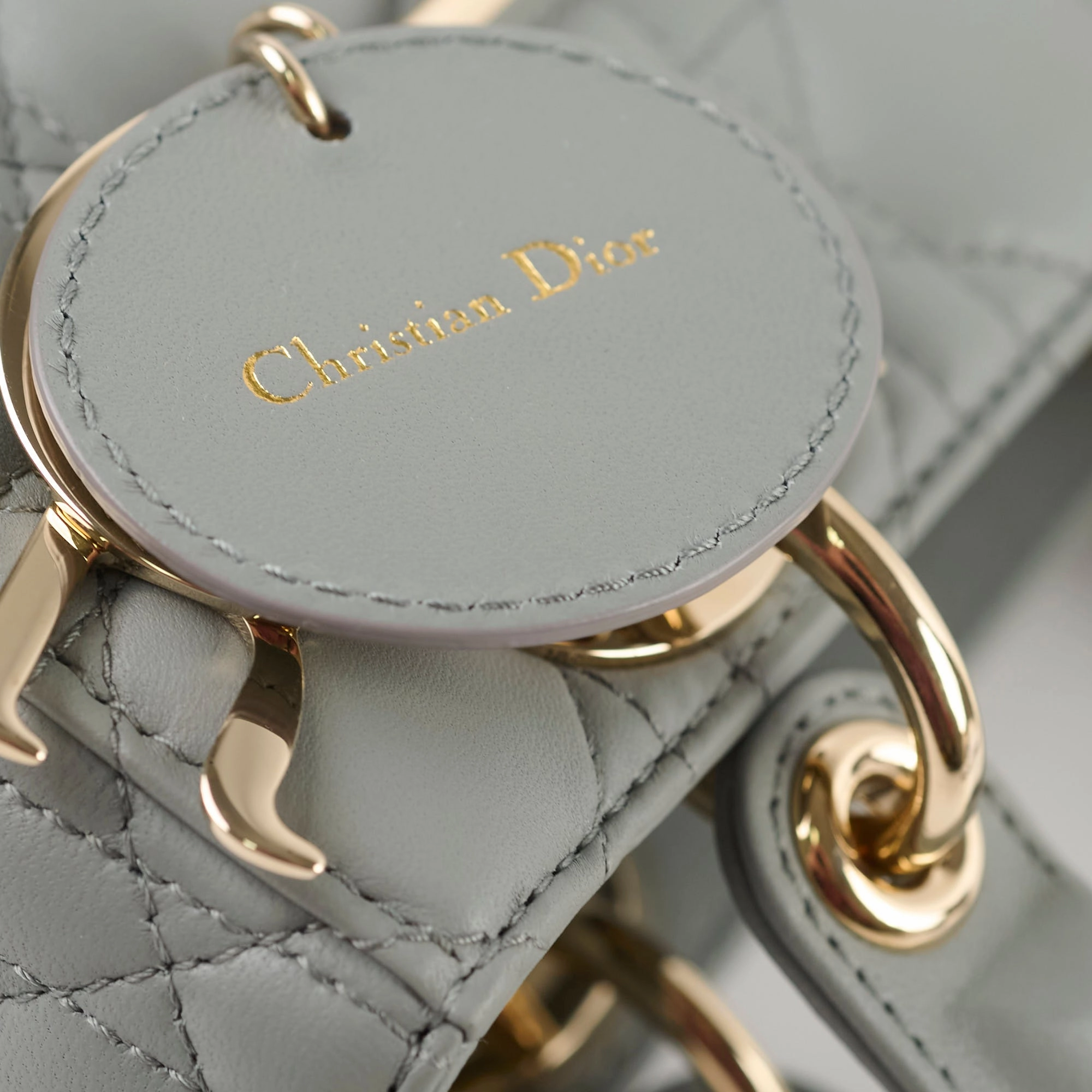 Christian Dior Small Lady Dior Grey