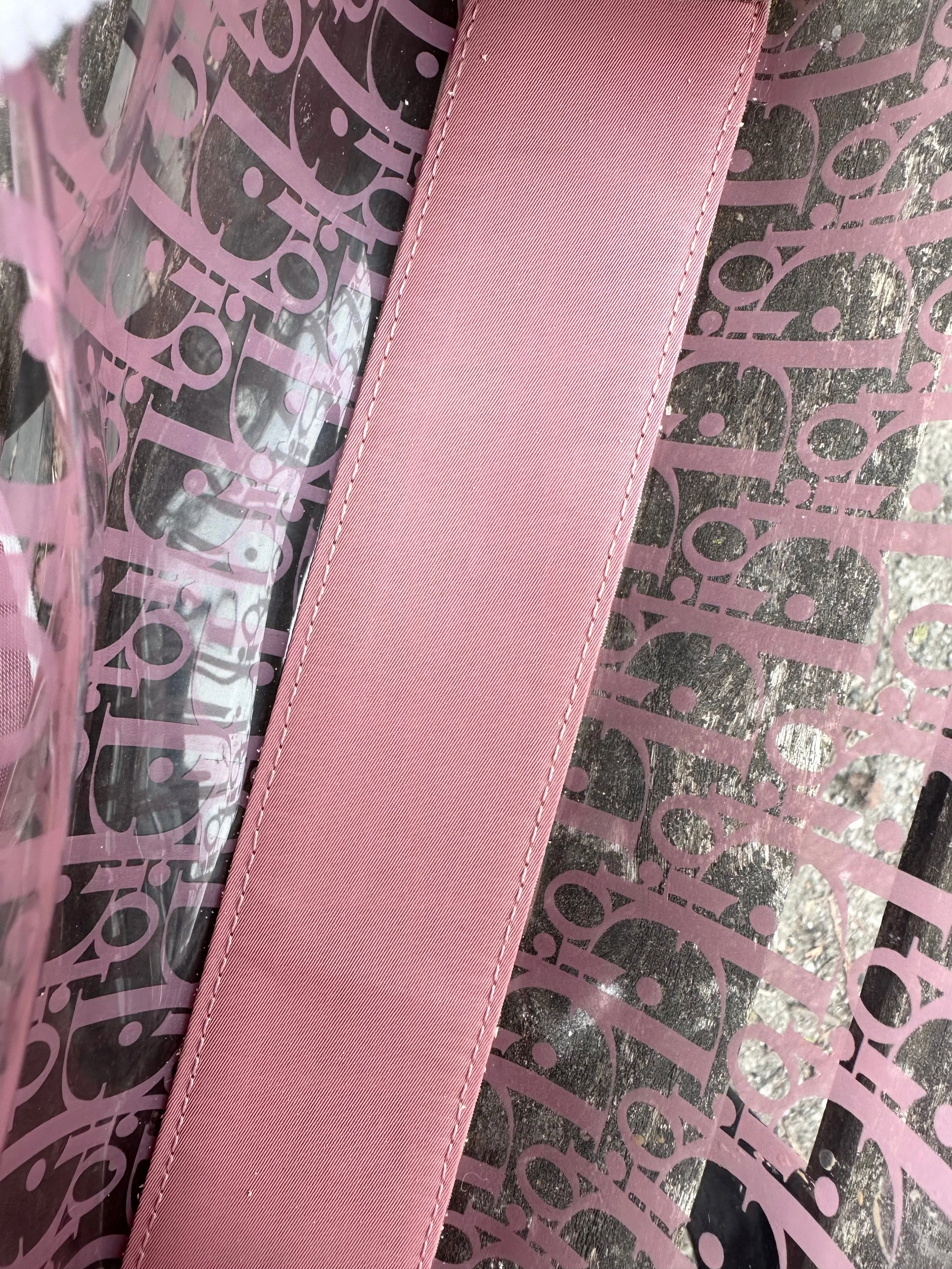 CHRISTIAN DIOR Vintage Monogram Canvas Pochette