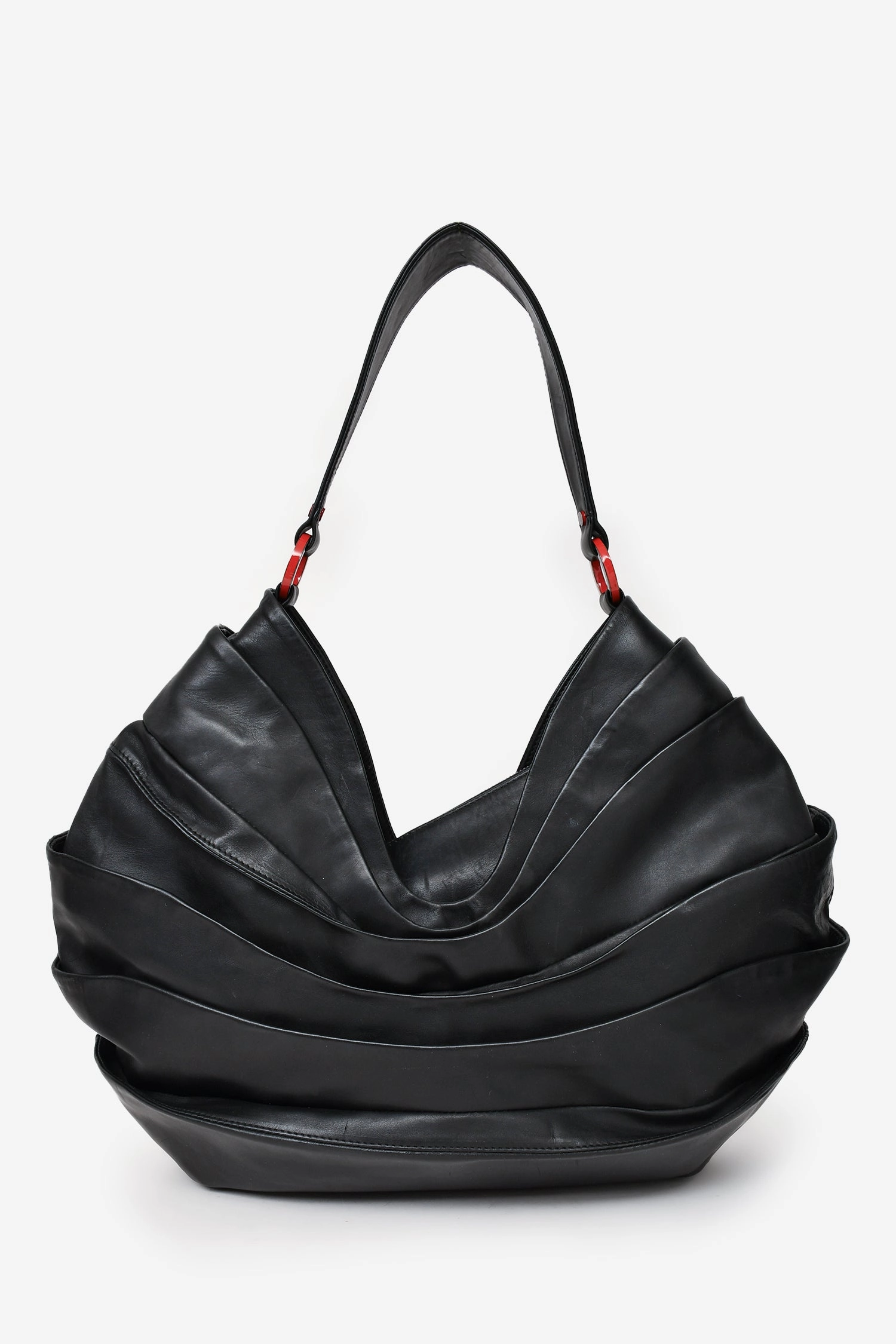 Christian Louboutin Black Leather Shoulder Bag