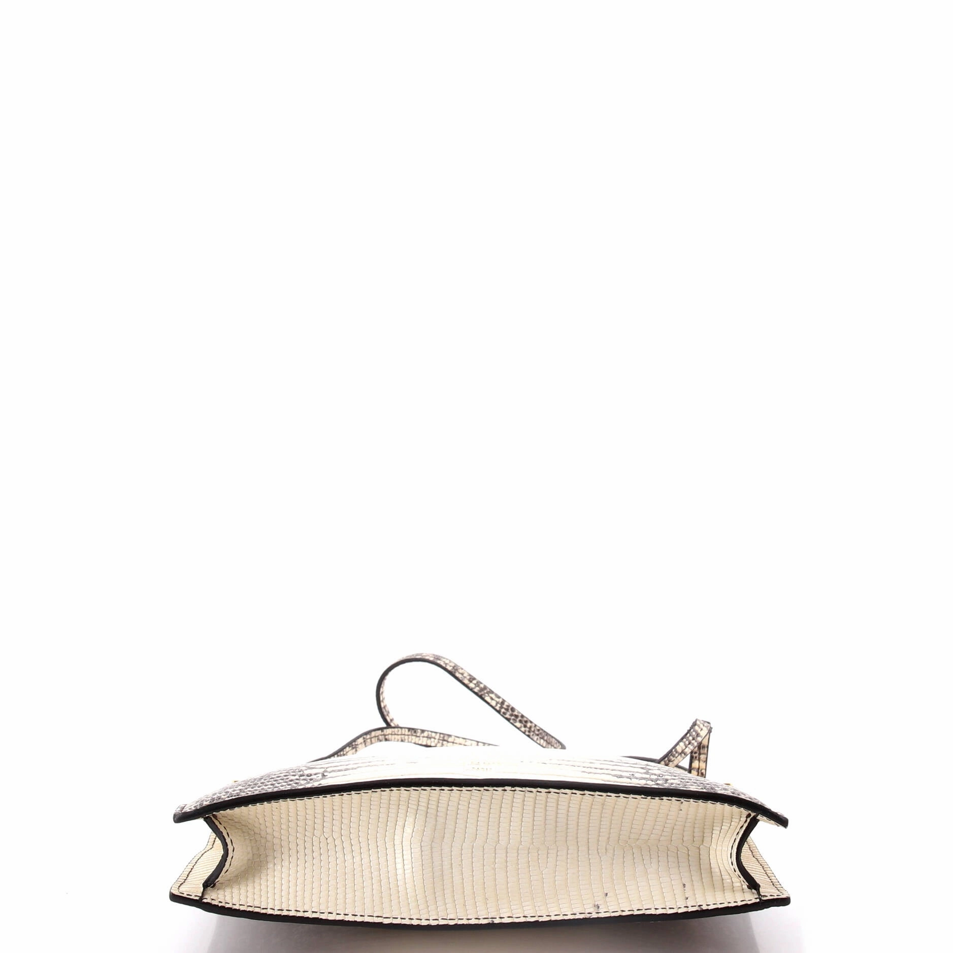 Clasp Crossbody Bag Lizard Mini