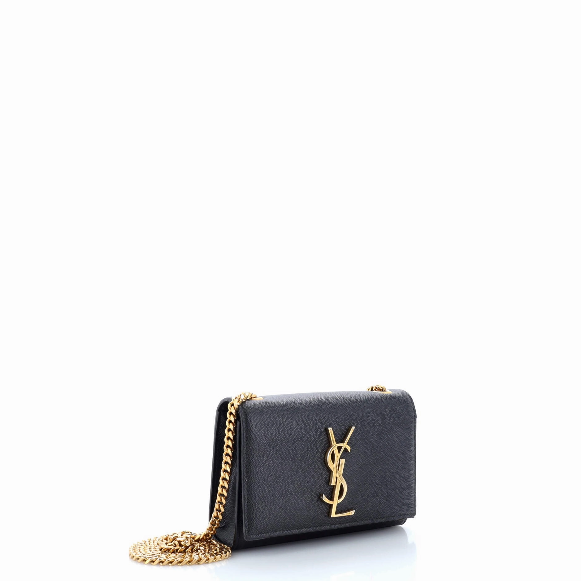 Classic Monogram Crossbody Bag Grainy Leather Small