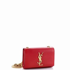 Classic Monogram Crossbody Bag Grainy Leather Small