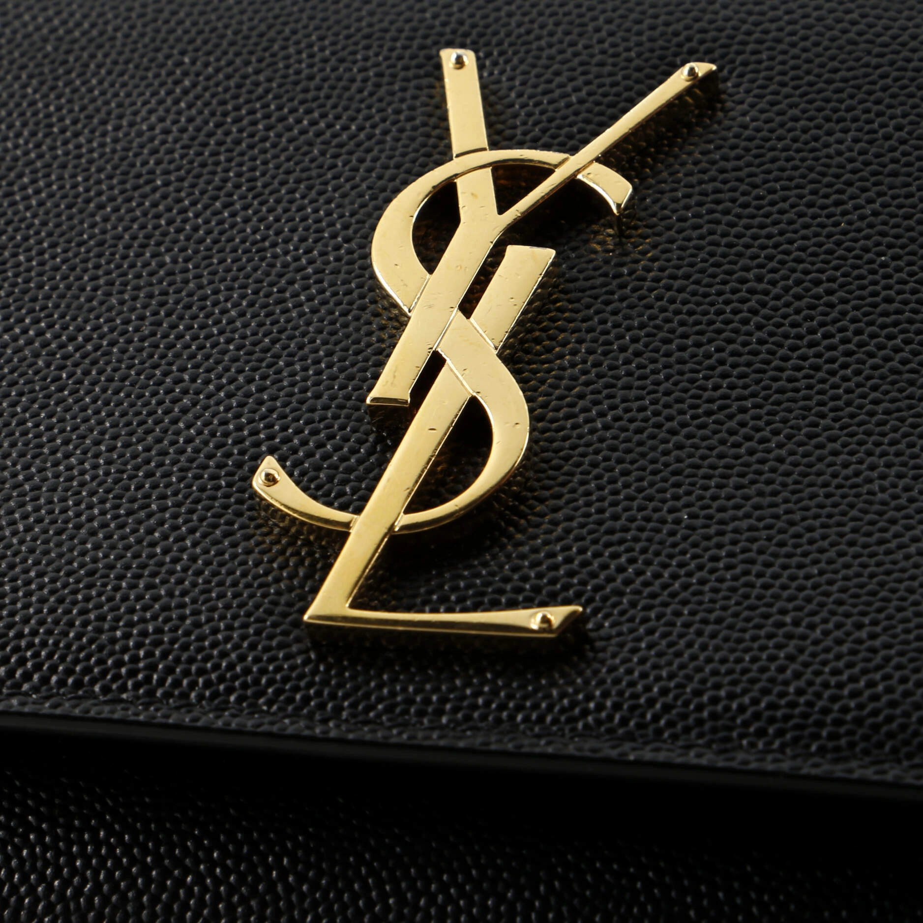 Classic Monogram Crossbody Bag Grainy Leather Small