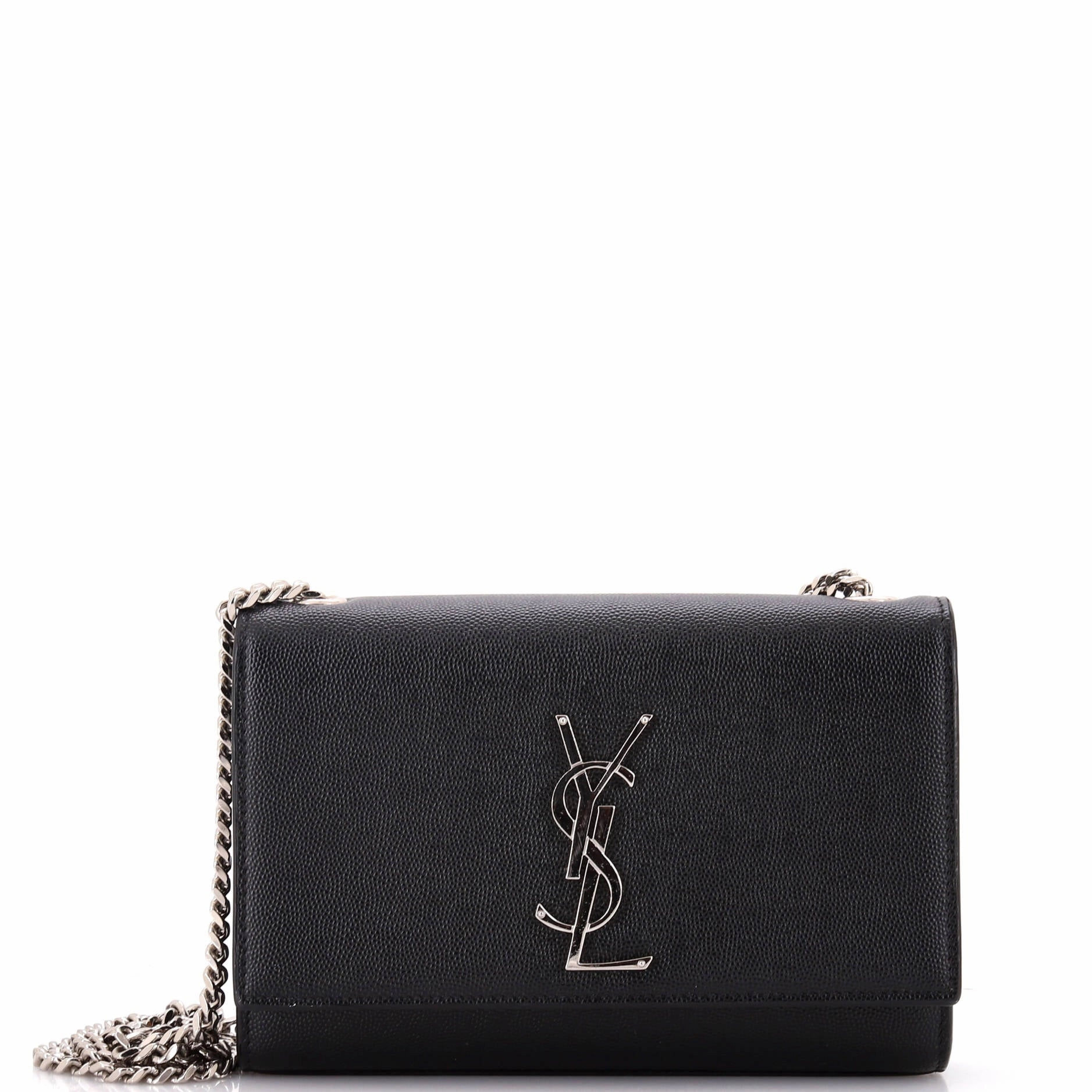 Classic Monogram Crossbody Bag Grainy Leather Small