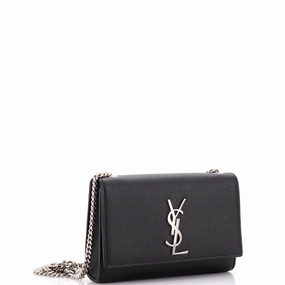 Classic Monogram Crossbody Bag Grainy Leather Small