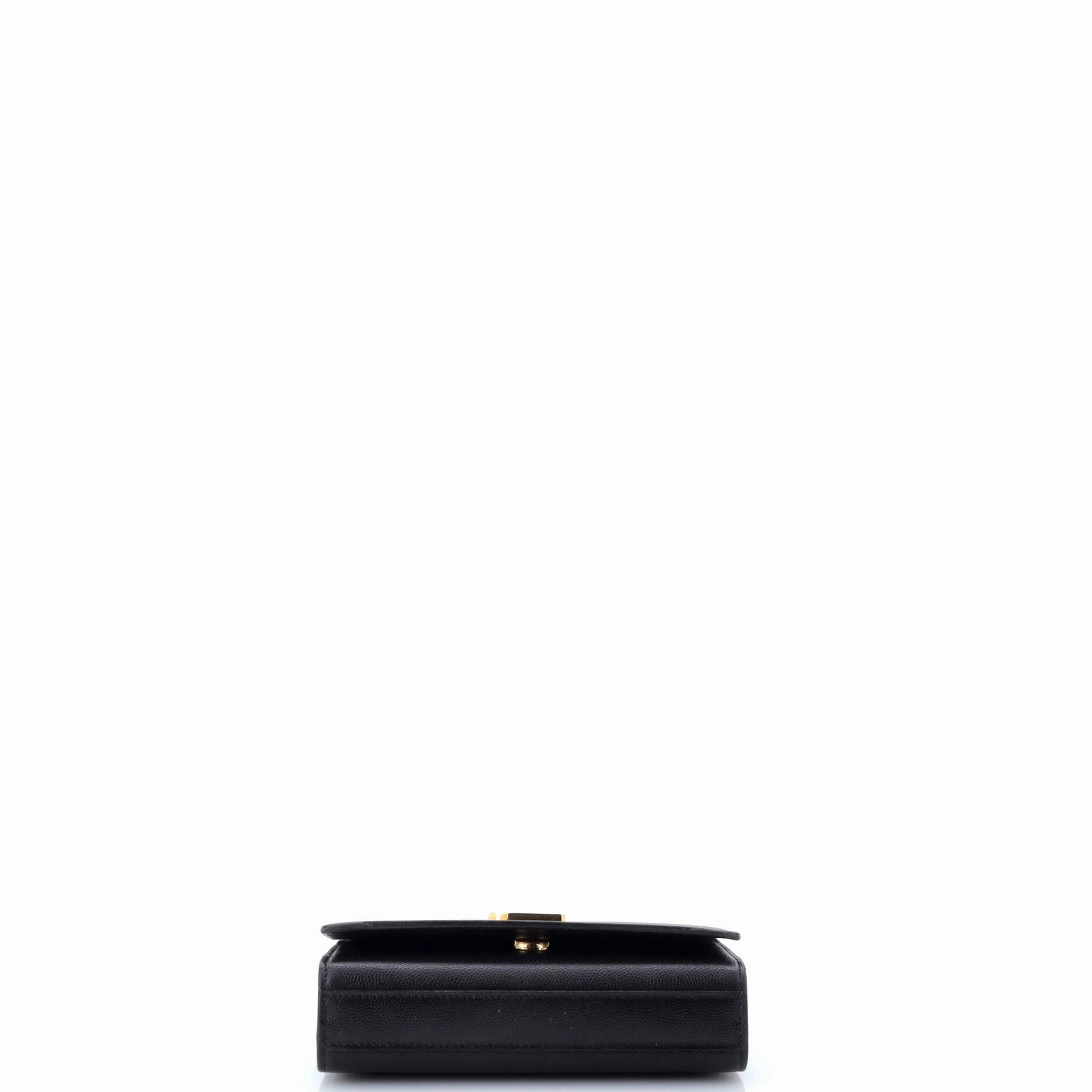 Classic Monogram Crossbody Bag Grainy Leather Small