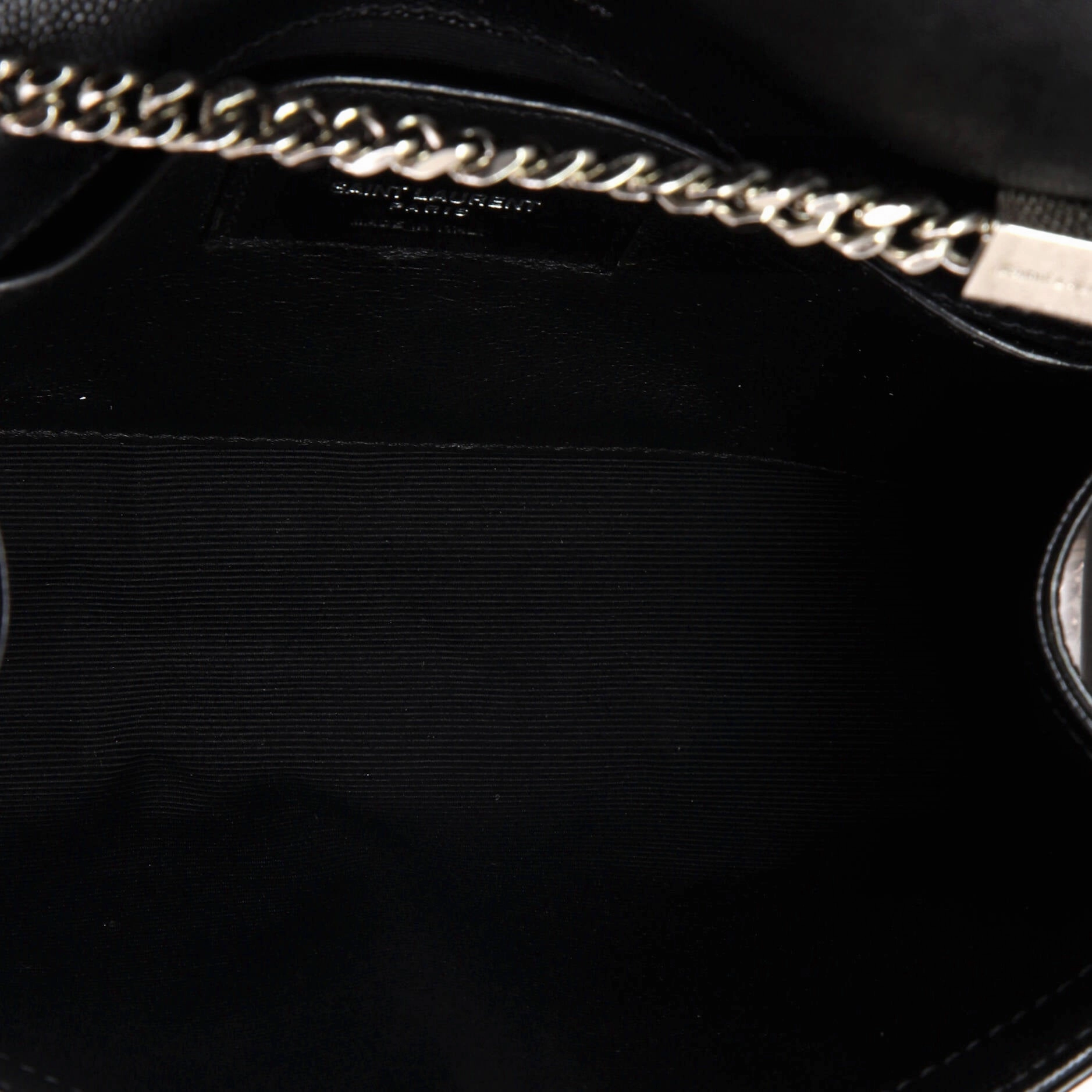 Classic Monogram Crossbody Bag Grainy Leather Small