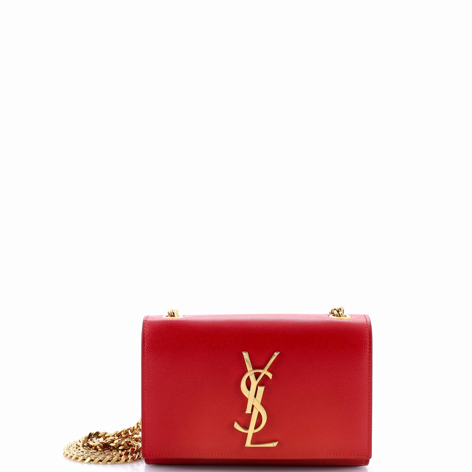 Classic Monogram Crossbody Bag Grainy Leather Small