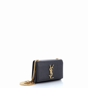 Classic Monogram Crossbody Bag Grainy Leather Small