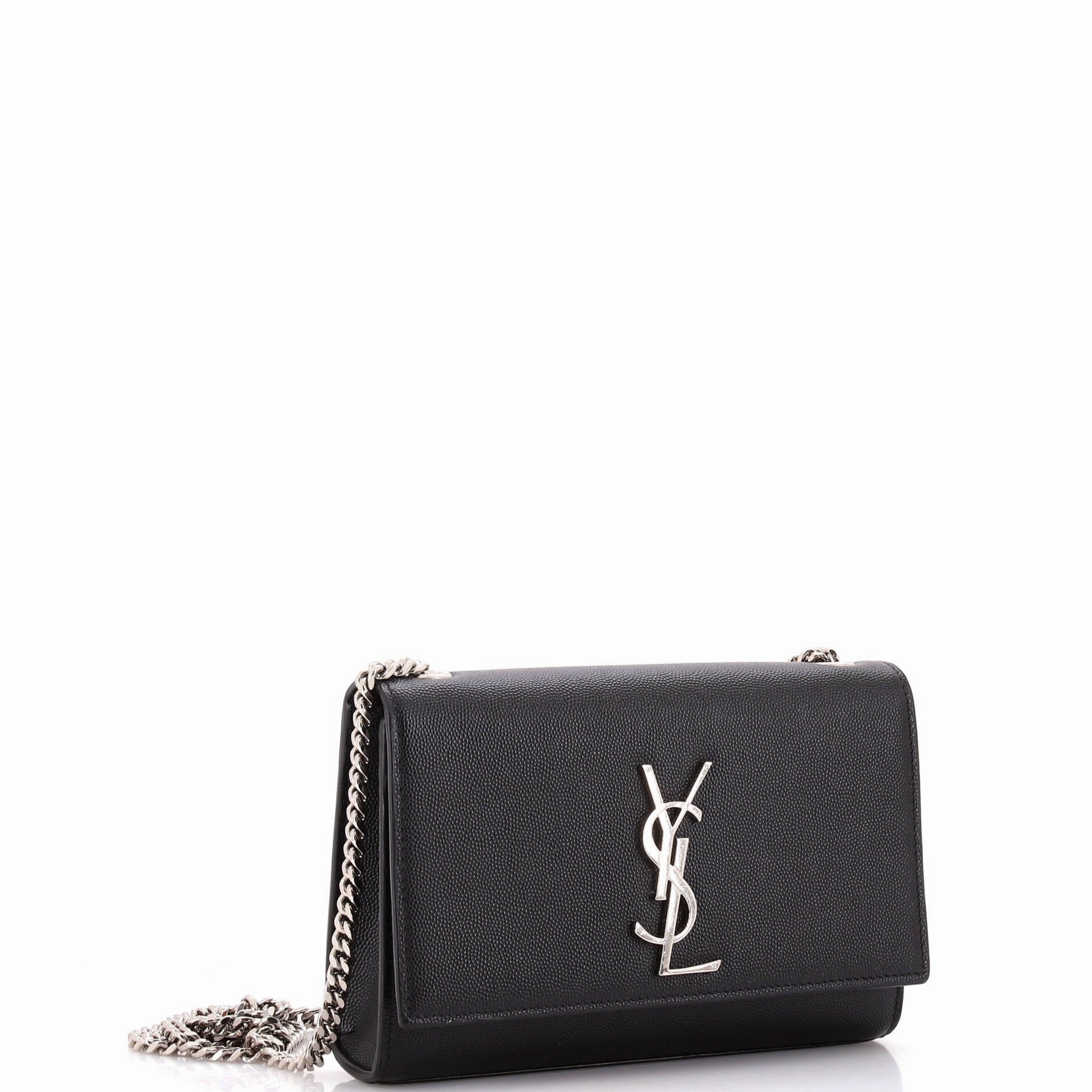 Classic Monogram Crossbody Bag Grainy Leather Small