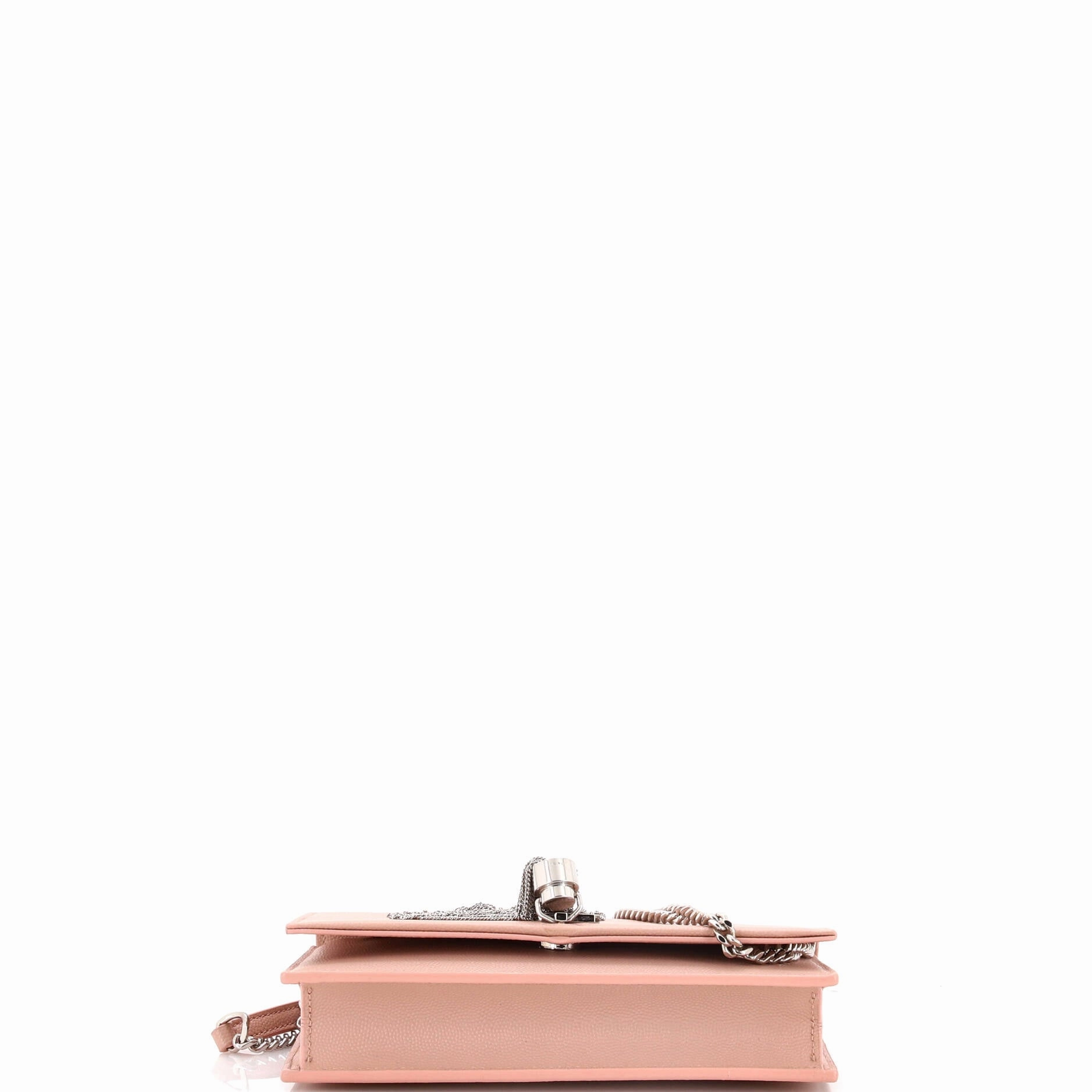 Classic Monogram Tassel Crossbody Bag Grainy Leather Small