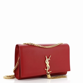 Classic Monogram Tassel Crossbody Bag Leather Medium