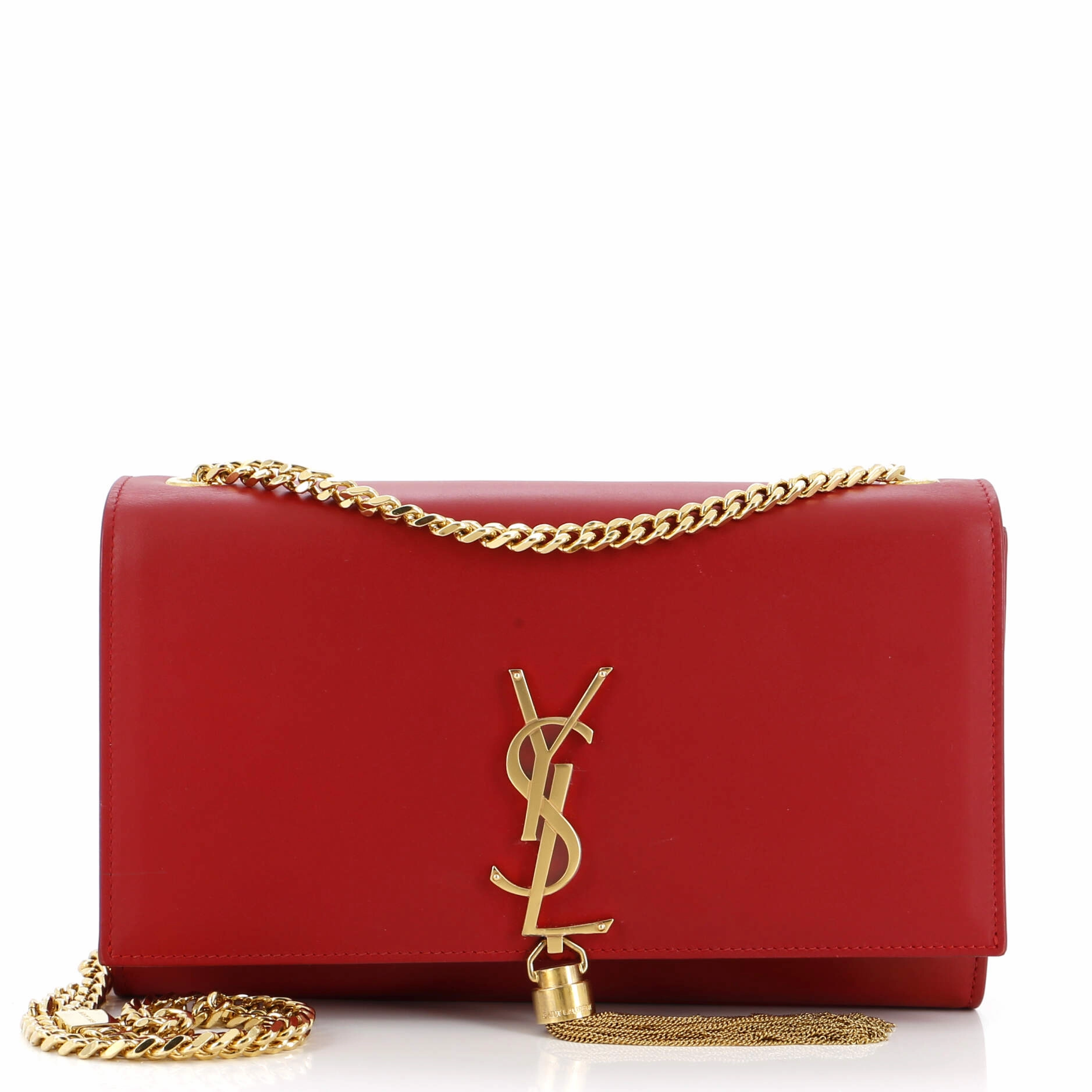 Classic Monogram Tassel Crossbody Bag Leather Medium