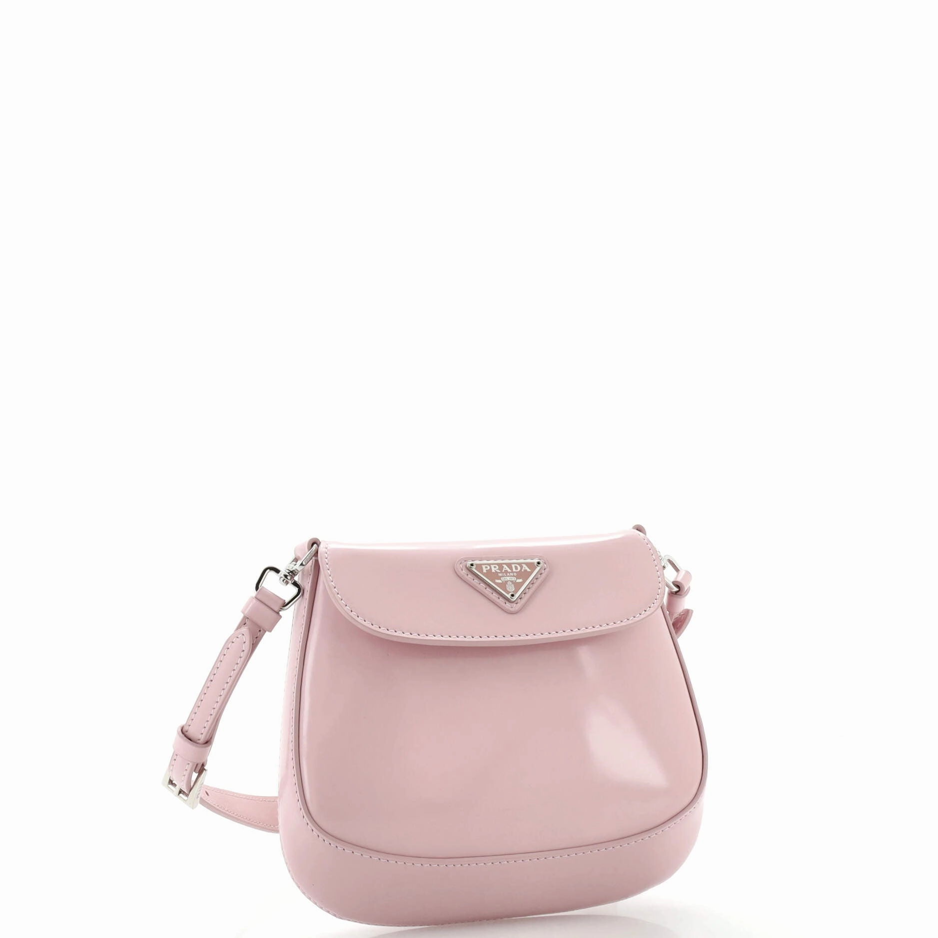 Cleo Flap Shoulder Bag Spazzolato Leather Mini