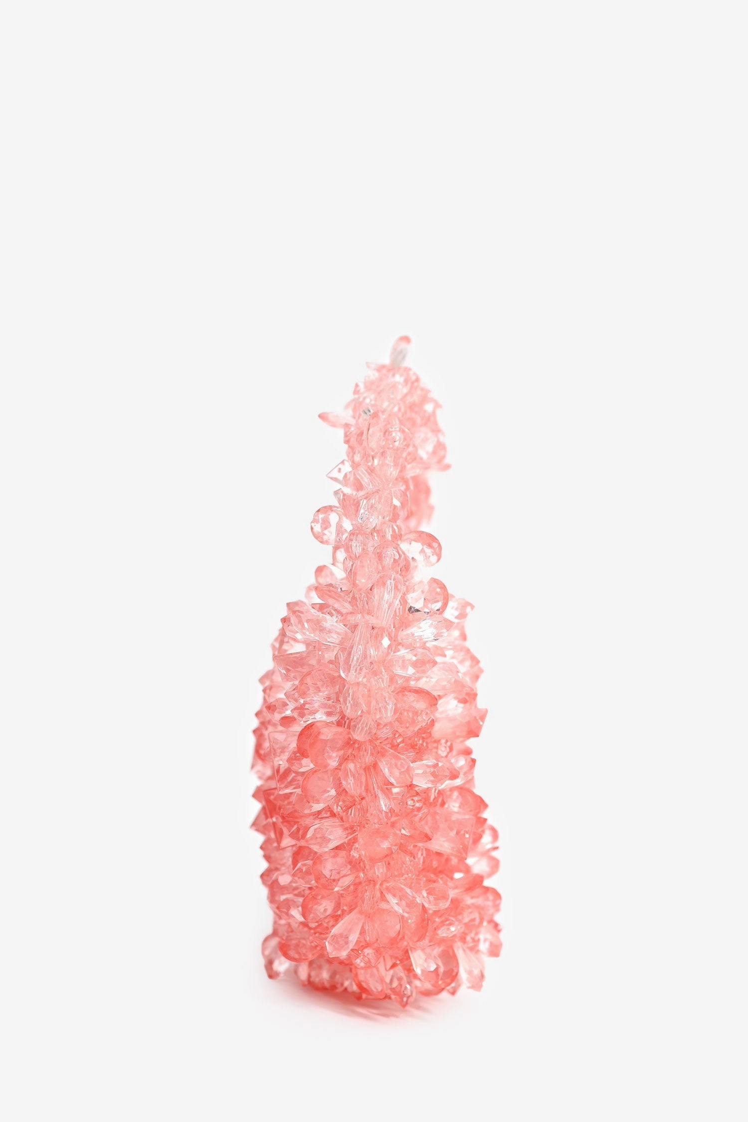 Clio Peppiatt Pink Acrylic 'Rose Quartz' Top Handle Bag