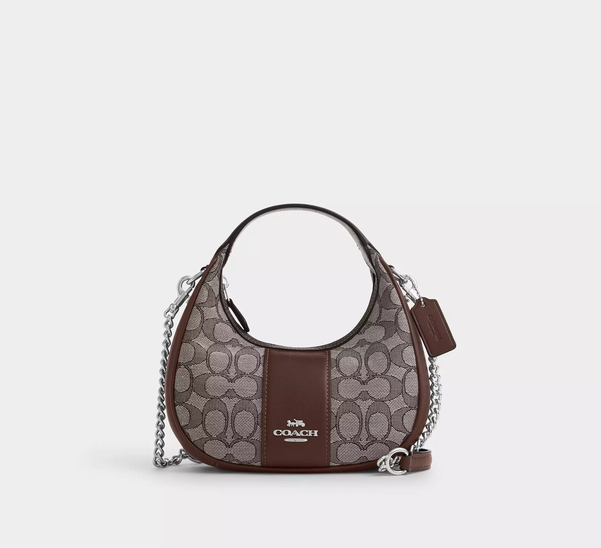 Coach Carmen Mini Crossbody In Signature Jacquard