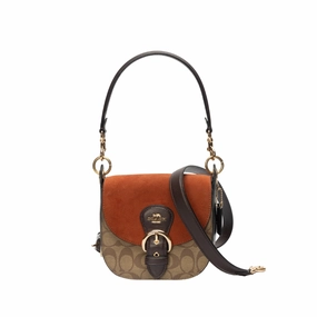 Coach Kleo 17 Signature Canvas Shoulder Bag