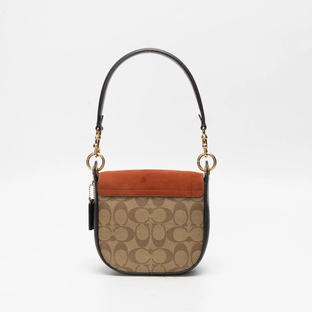 Coach Kleo 17 Signature Canvas Shoulder Bag