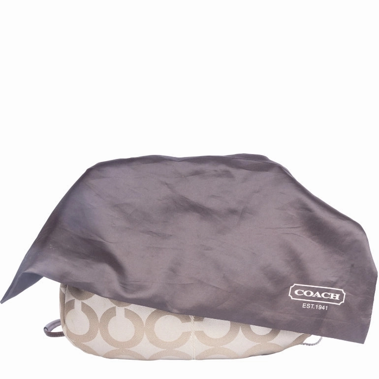 Coach Op Art Sateen Shoulder Bag