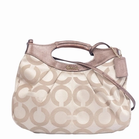 Coach Op Art Sateen Shoulder Bag