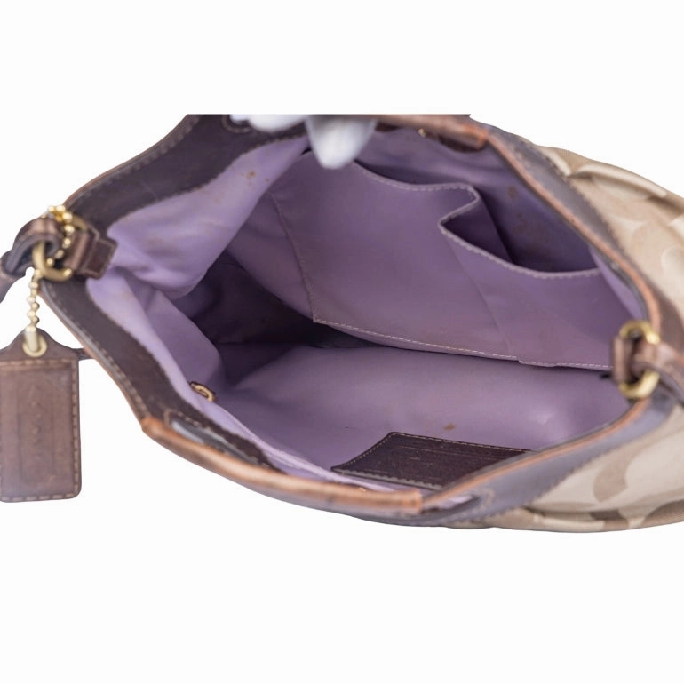 Coach Op Art Sateen Shoulder Bag