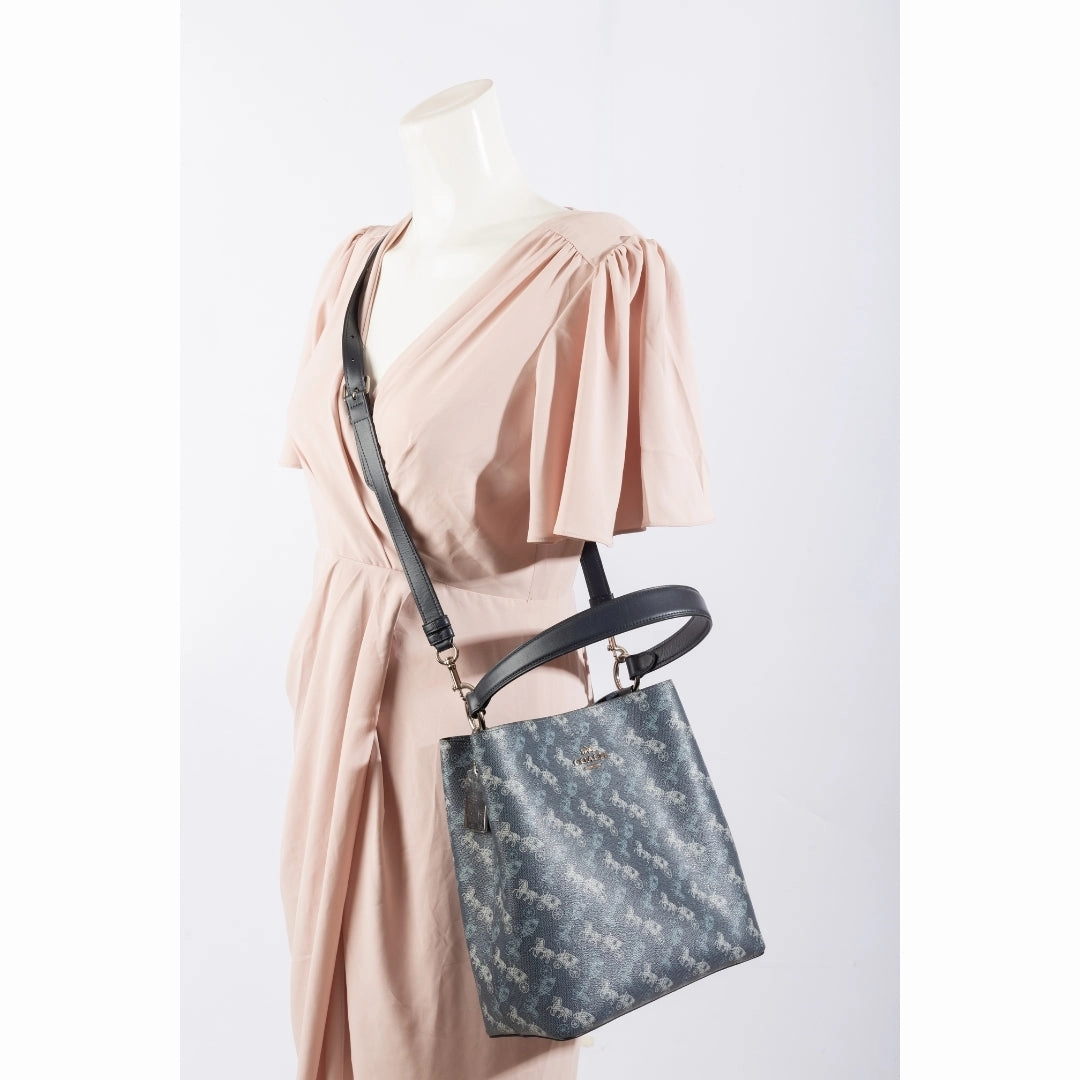 Coach Printed Town Bucket Bag
