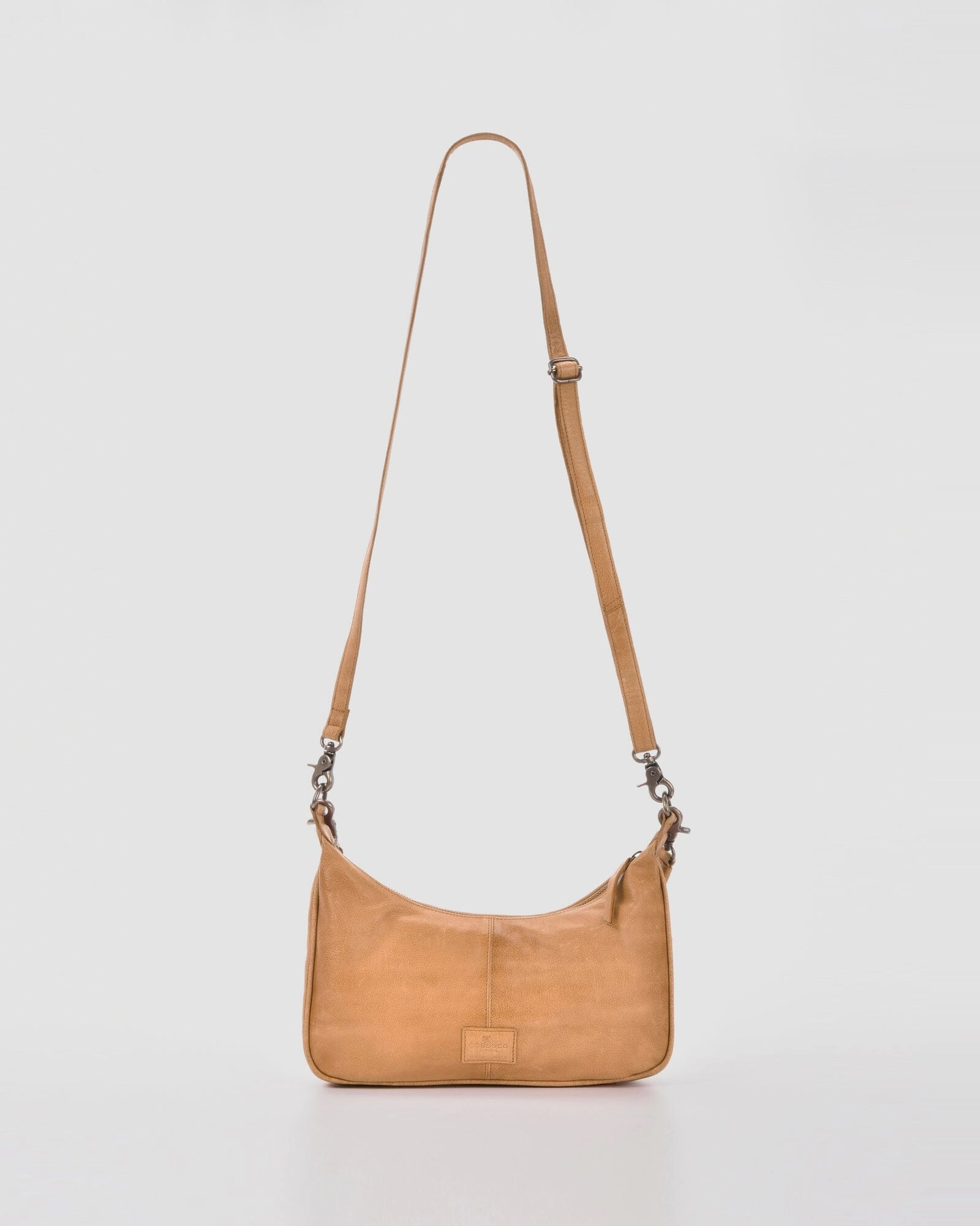 COBB & CO Hughes Woven Leather Shoulder Bag
