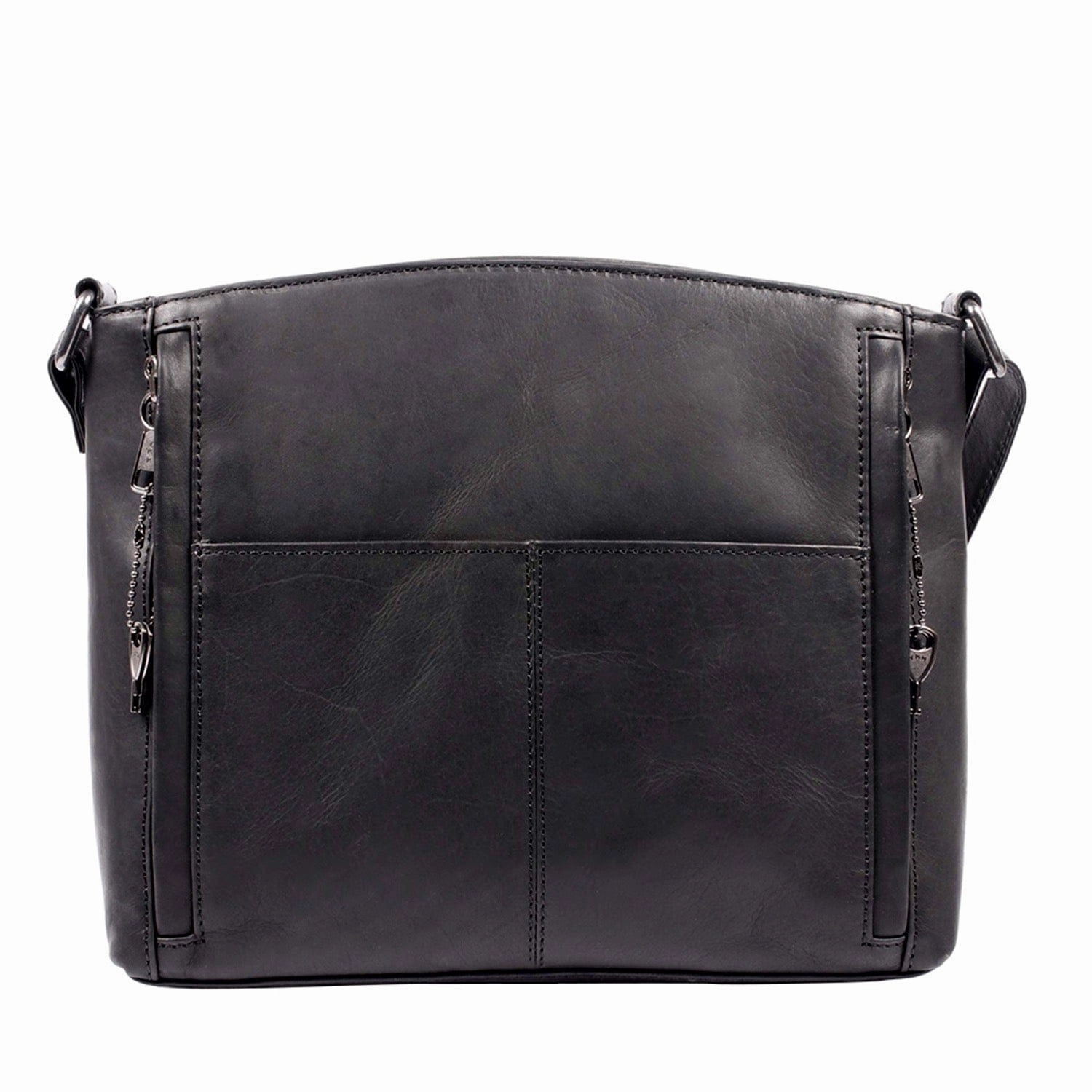 Concealed Carry Brynn Arched Leather Crossbody by Lady Conceal