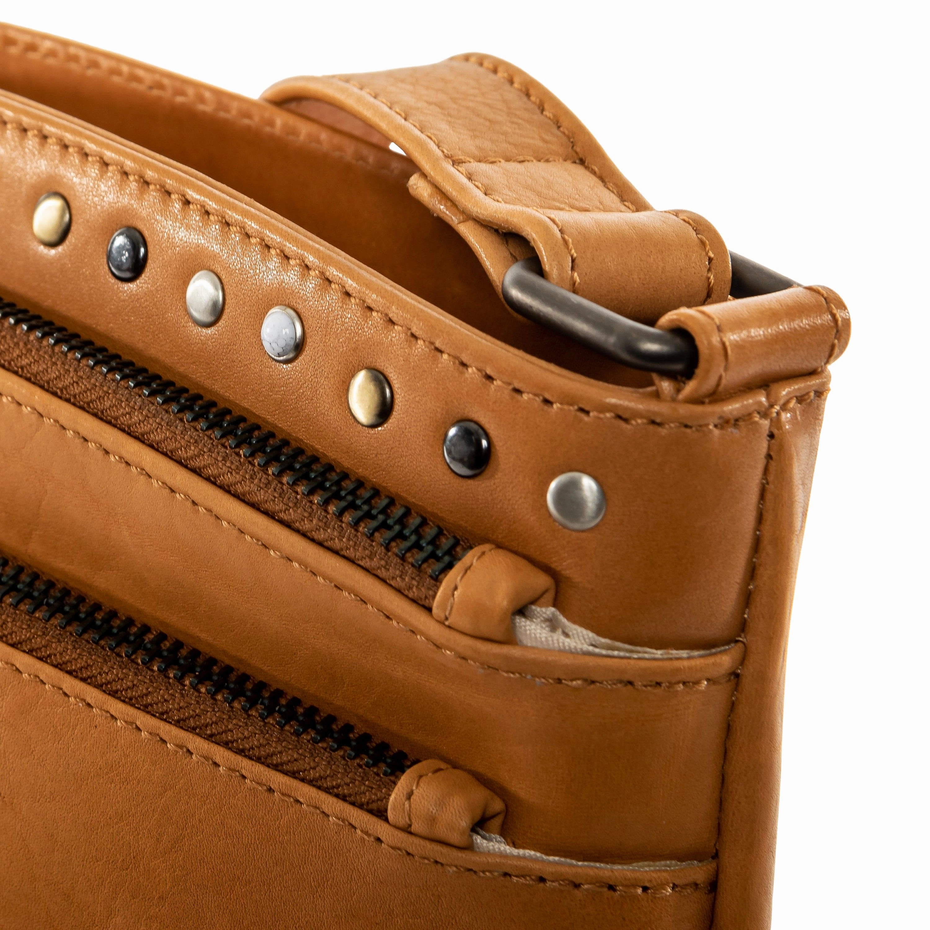 Concealed Carry Brynn Arched Leather Crossbody by Lady Conceal