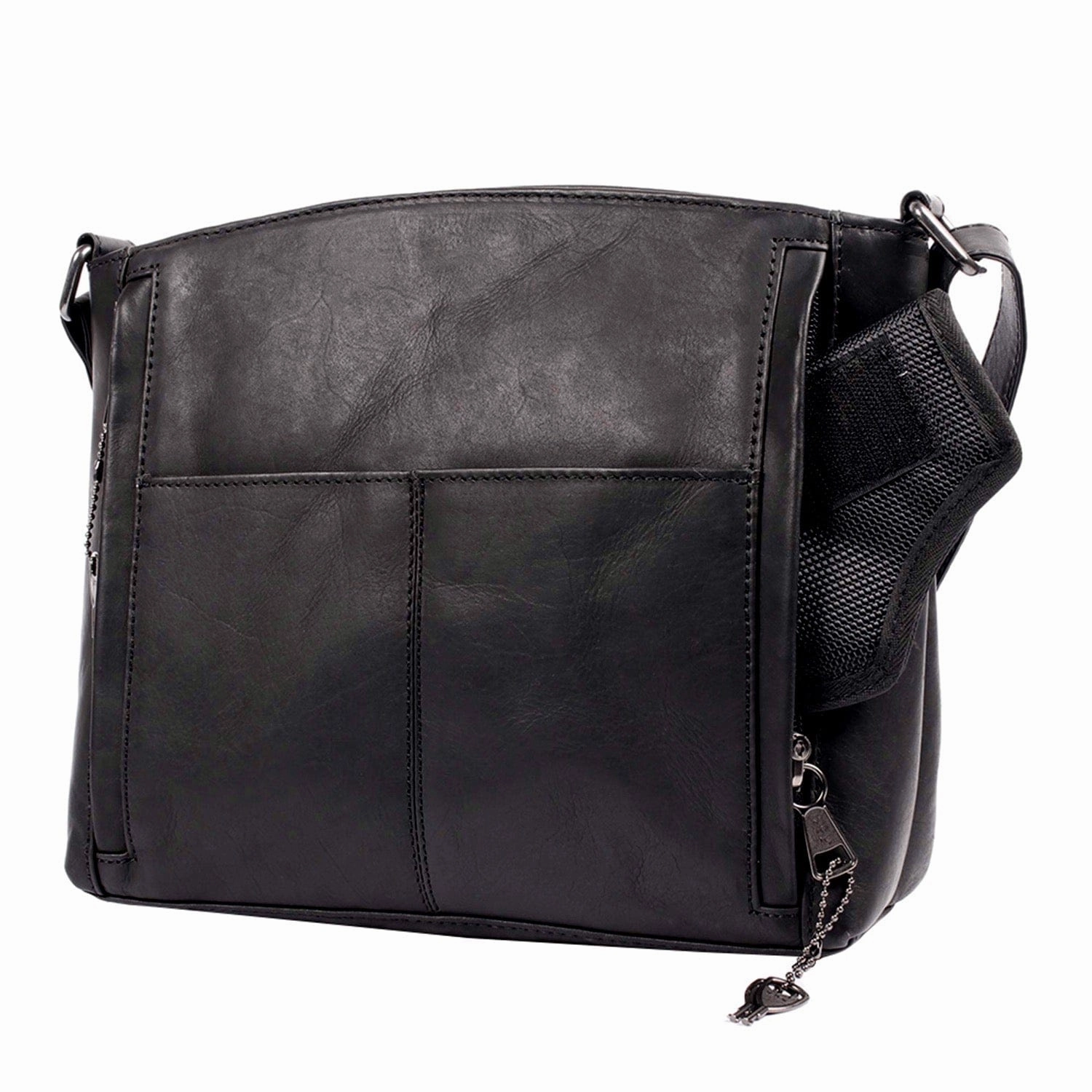 Concealed Carry Brynn Arched Leather Crossbody by Lady Conceal